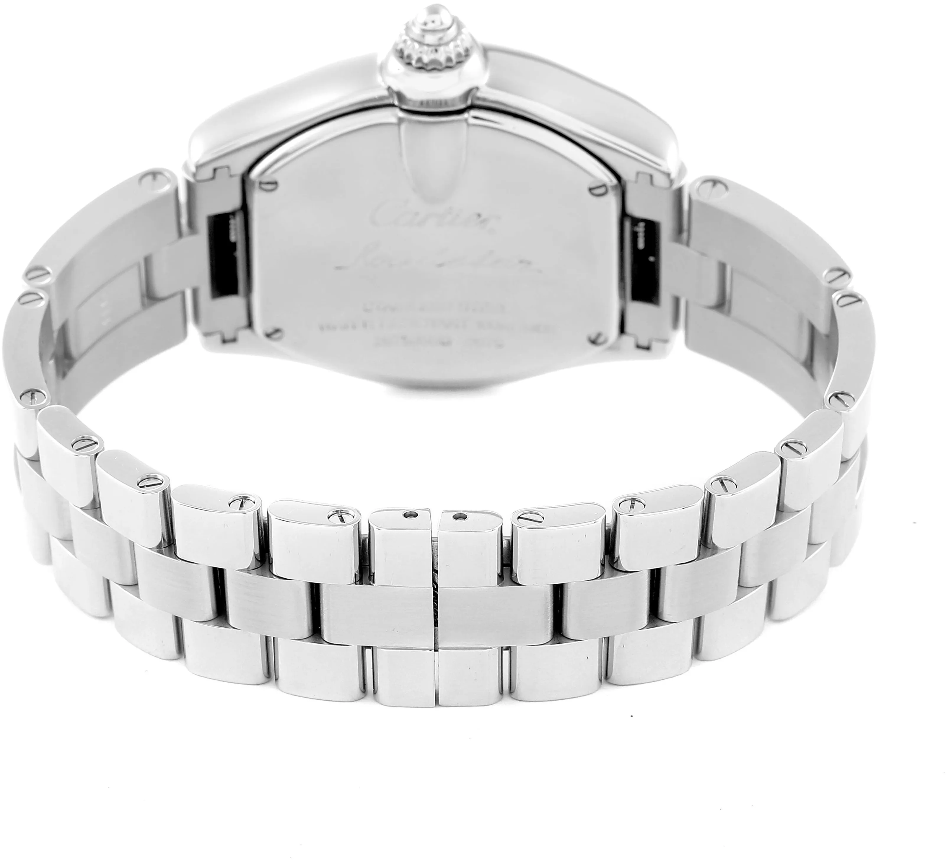 Cartier Roadster W62016V3 36mm Stainless steel Silver sunray effect 6