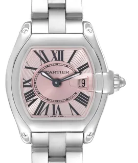 Cartier Roadster W62017V3 Stainless steel Pink