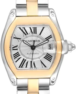 Cartier Roadster w62031y4 Yellow gold and Stainless steel Silver