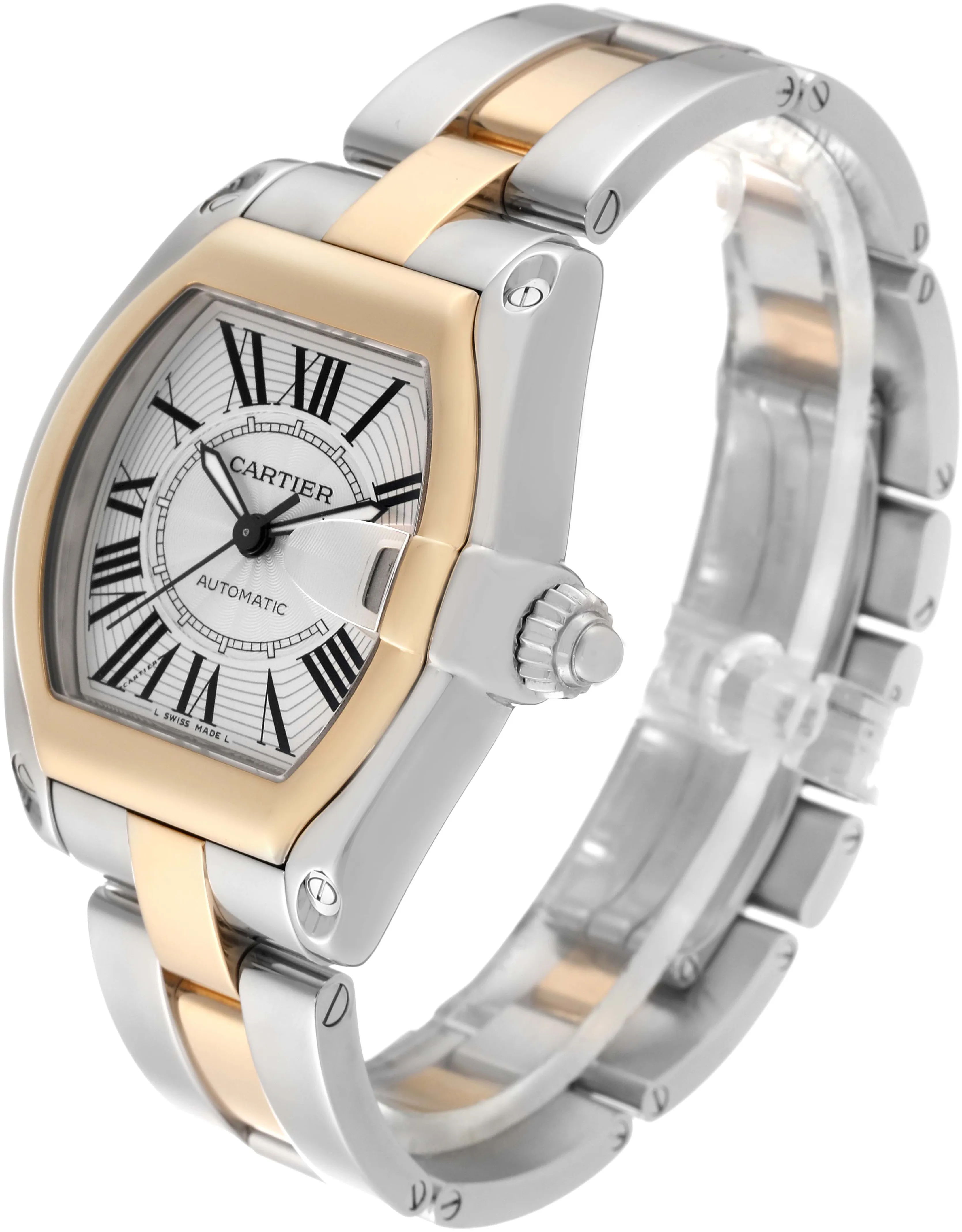 Cartier Roadster w62031y4 38mm Yellow gold and Stainless steel 3