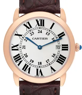 Cartier Ronde Solo W6701008 Rose gold and Stainless steel Silver