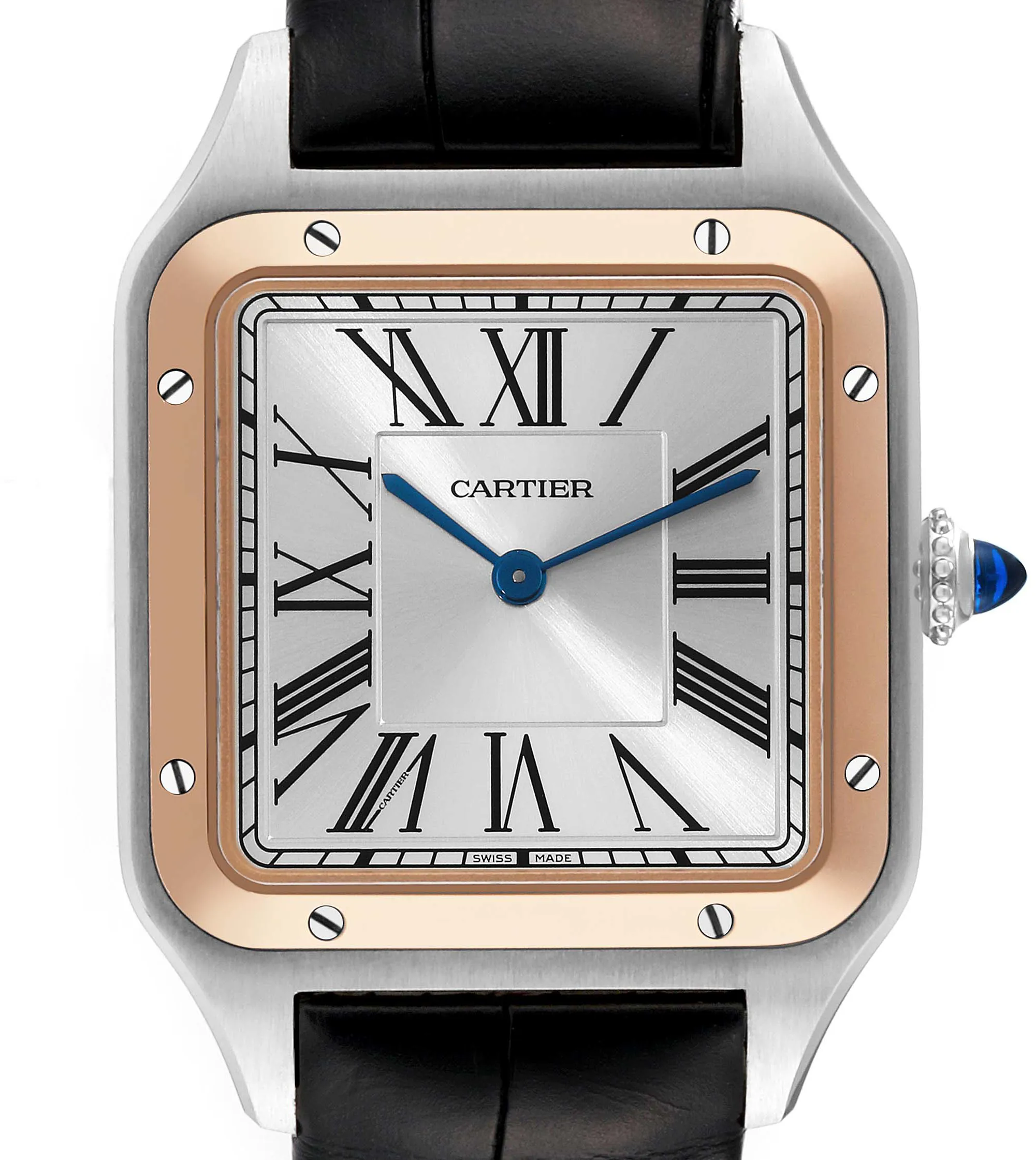 Cartier Santos Dumont W2SA0011 43.5mm Stainless steel Silver