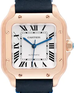 Cartier Santos WGSA0012 Rose gold Silver