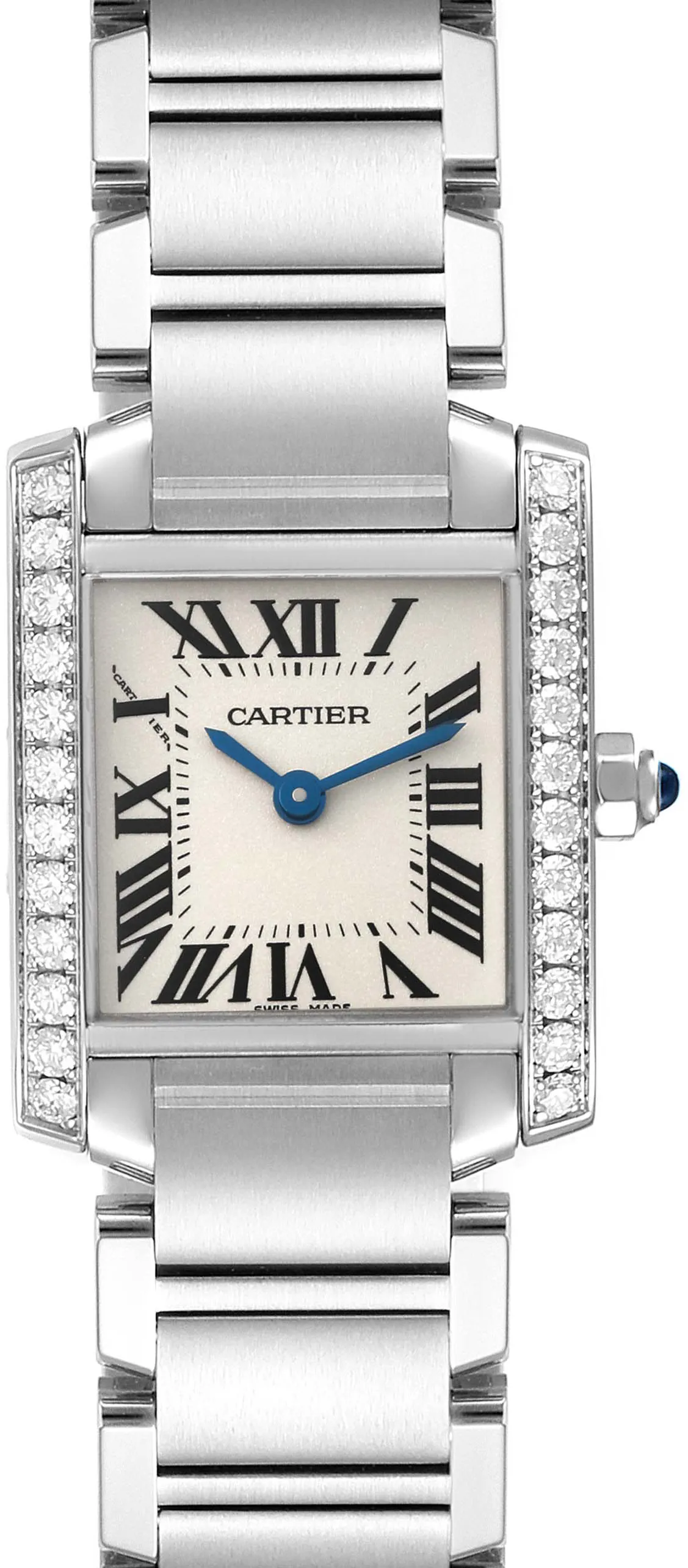 Cartier Tank Française W4TA0008 20mm Stainless steel Silver