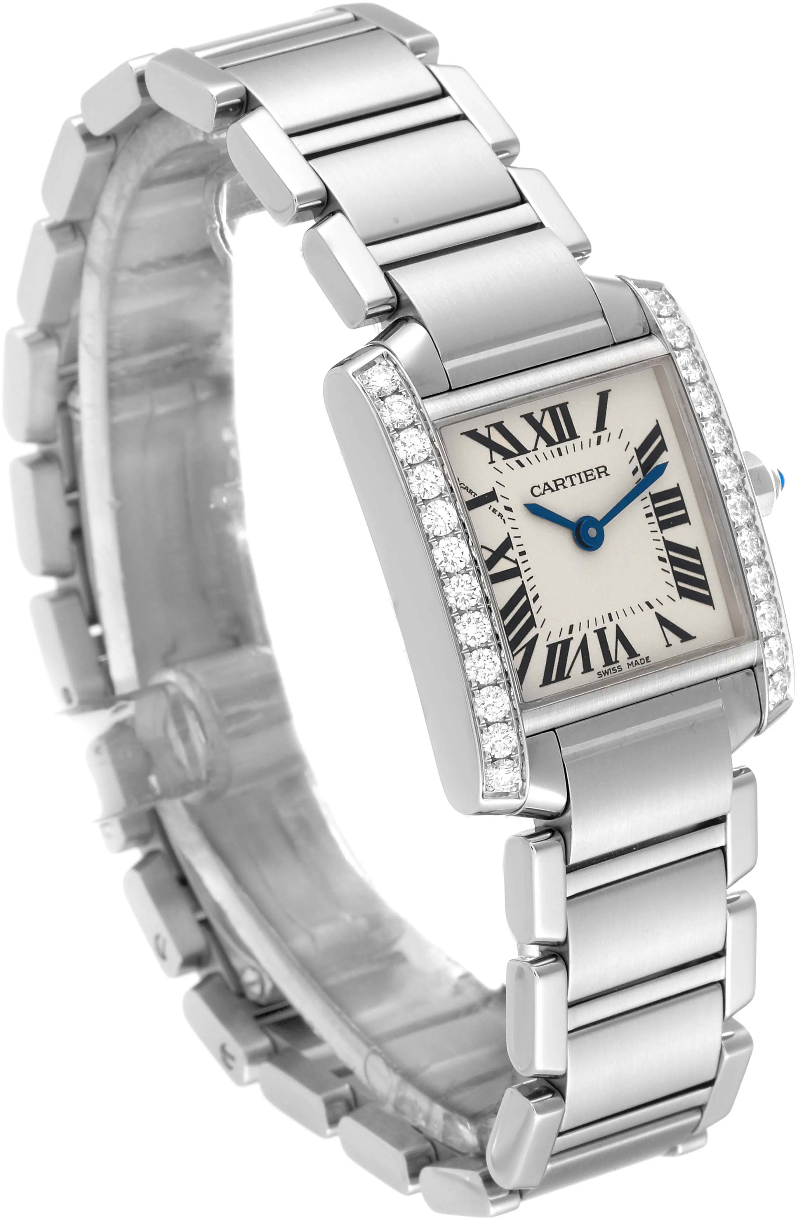 Cartier Tank Française W4TA0008 20mm Stainless steel Silver 2