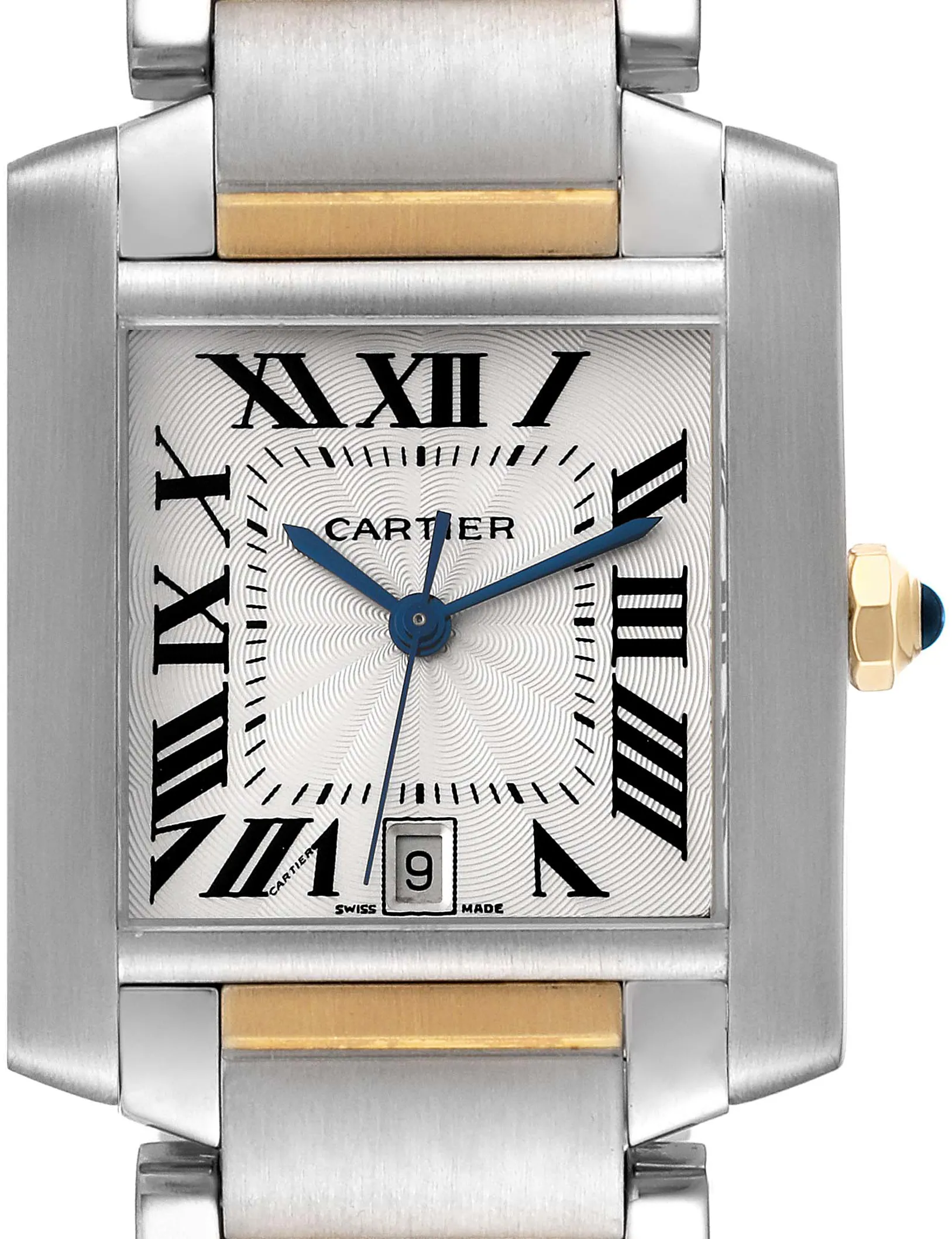 Cartier Tank Française W51005Q4 28mm Stainless steel Silver