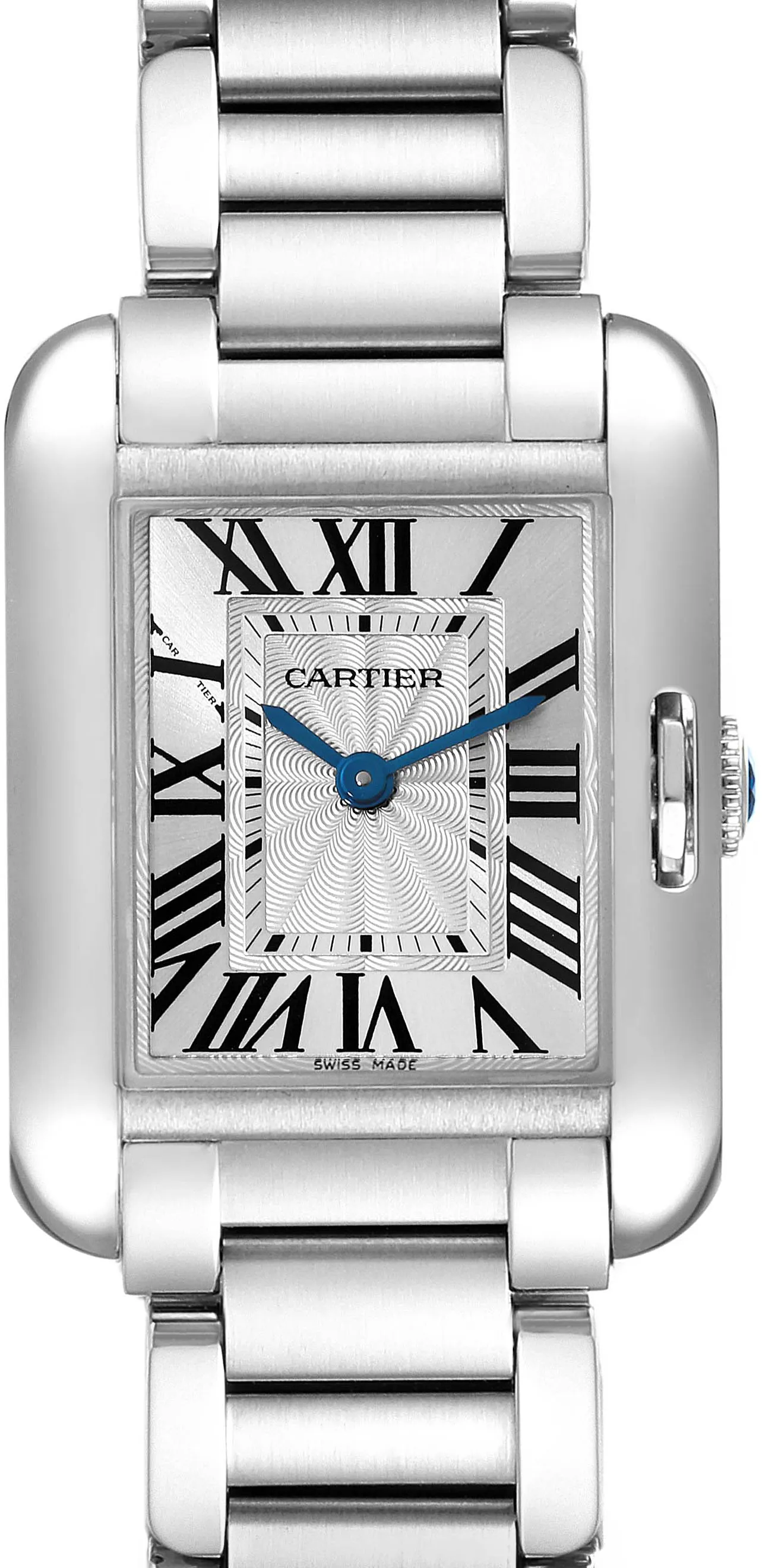 Cartier Tank W5310022 30.2mm Stainless steel Flinque and silvered
