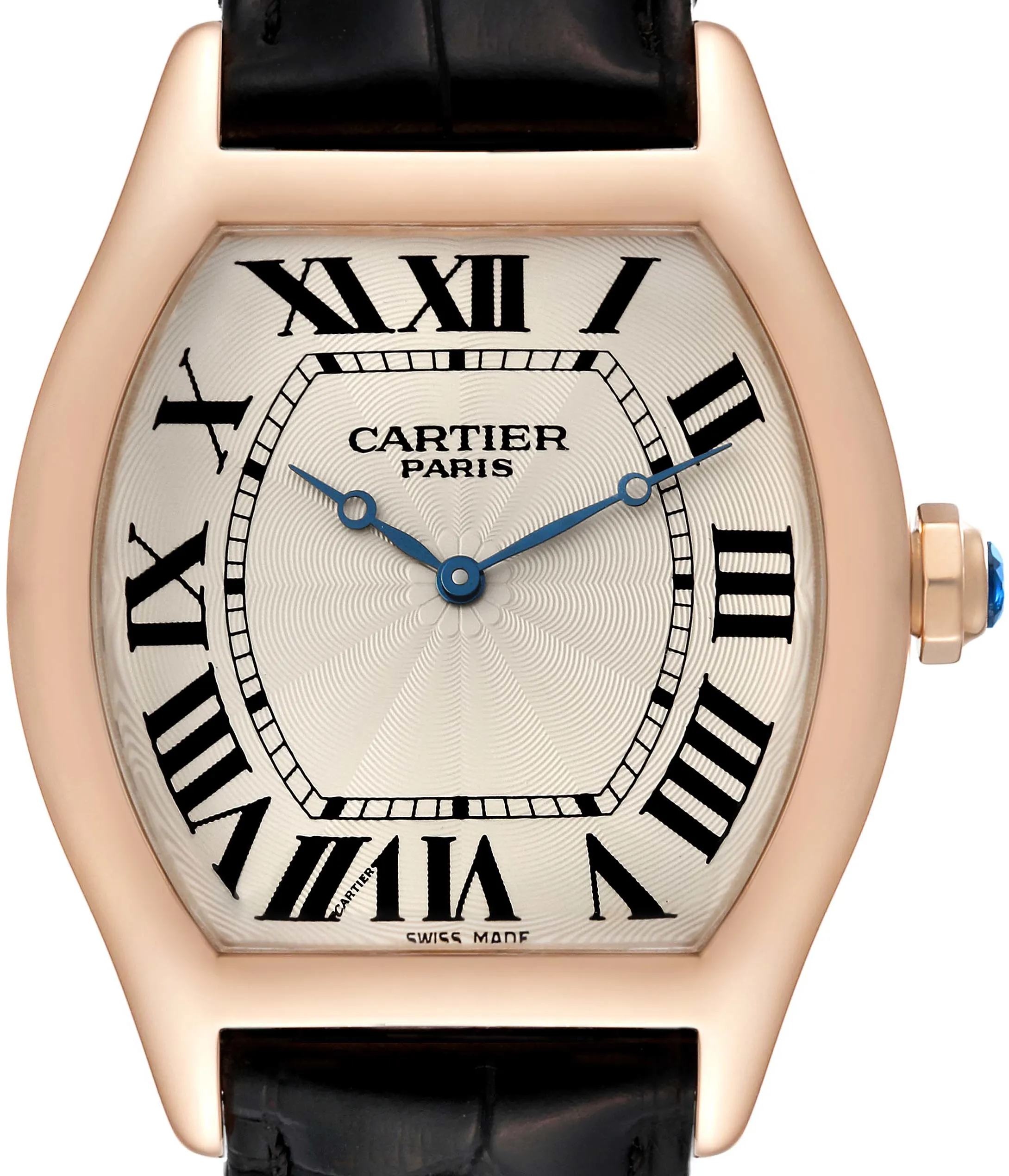 Cartier Tortue 2763K 48mm Rose gold and 18k rose gold Silver