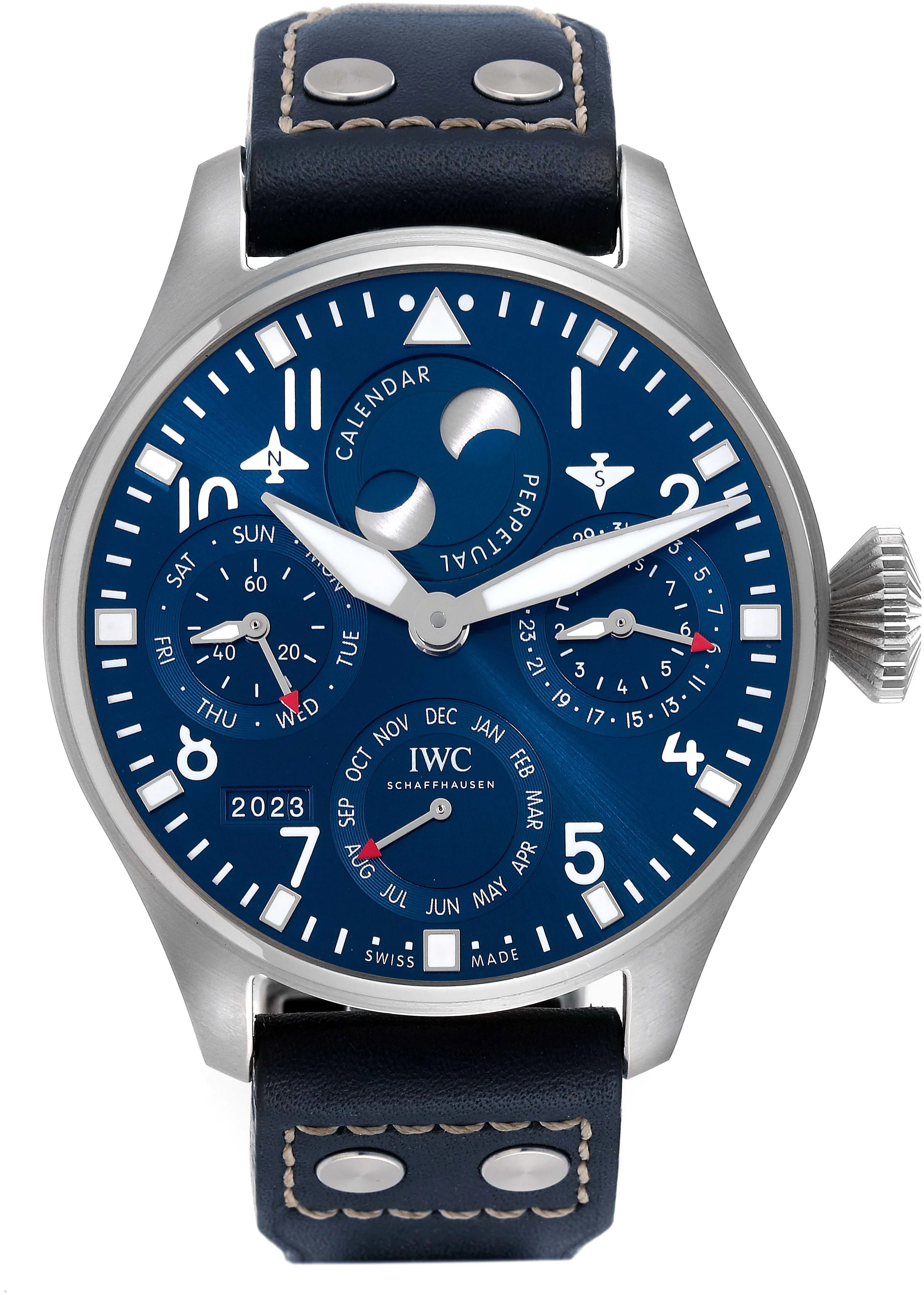 IWC Big Pilot IW503605 46.2mm Stainless steel Blue 1