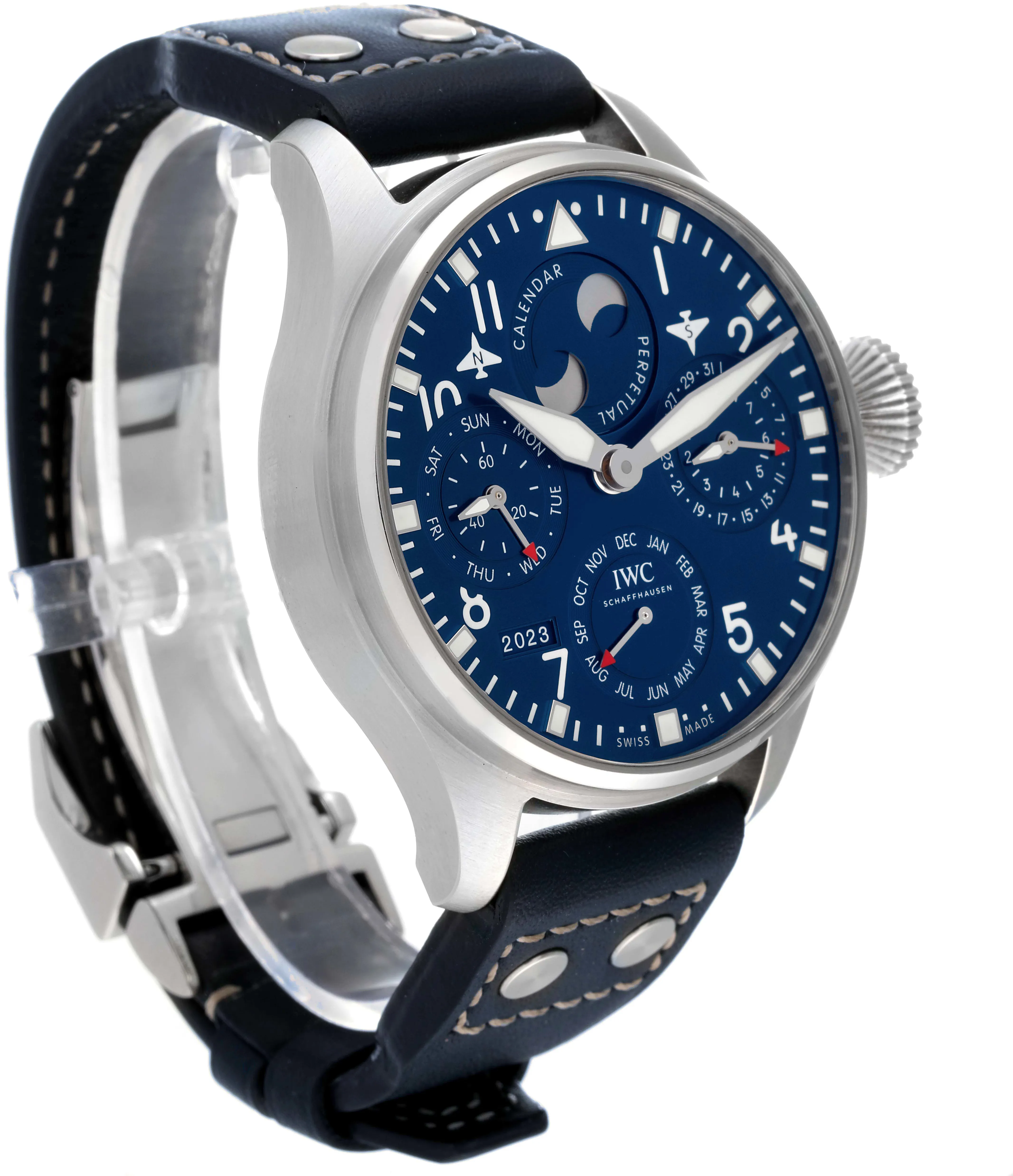 IWC Big Pilot IW503605 46.2mm Stainless steel Blue 2