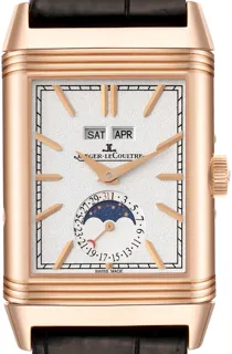 Jaeger-LeCoultre Reverso Tribute Duoface Q3912420 Rose gold Silver