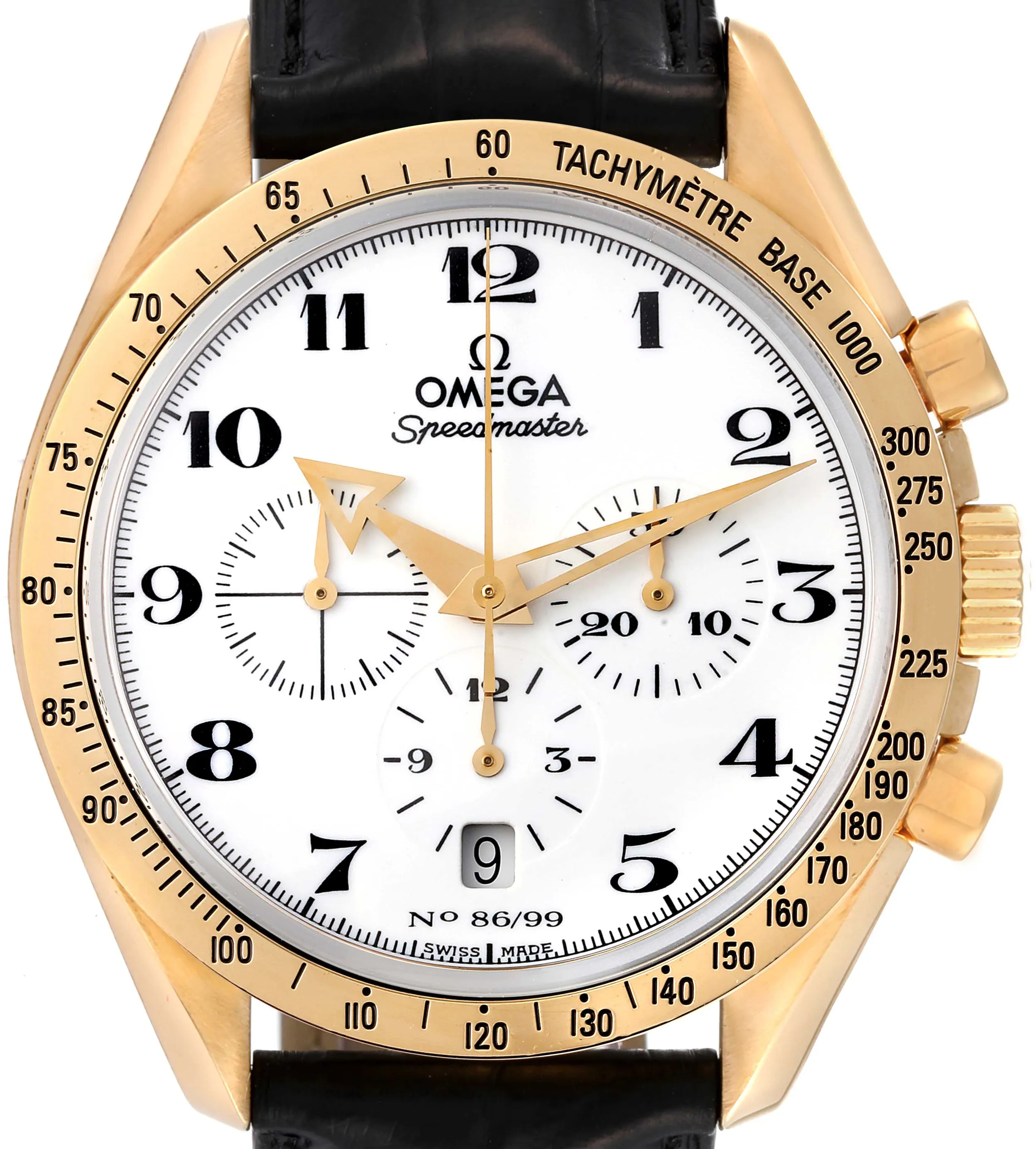 Omega Speedmaster 3656.20.31 42mm Yellow gold White