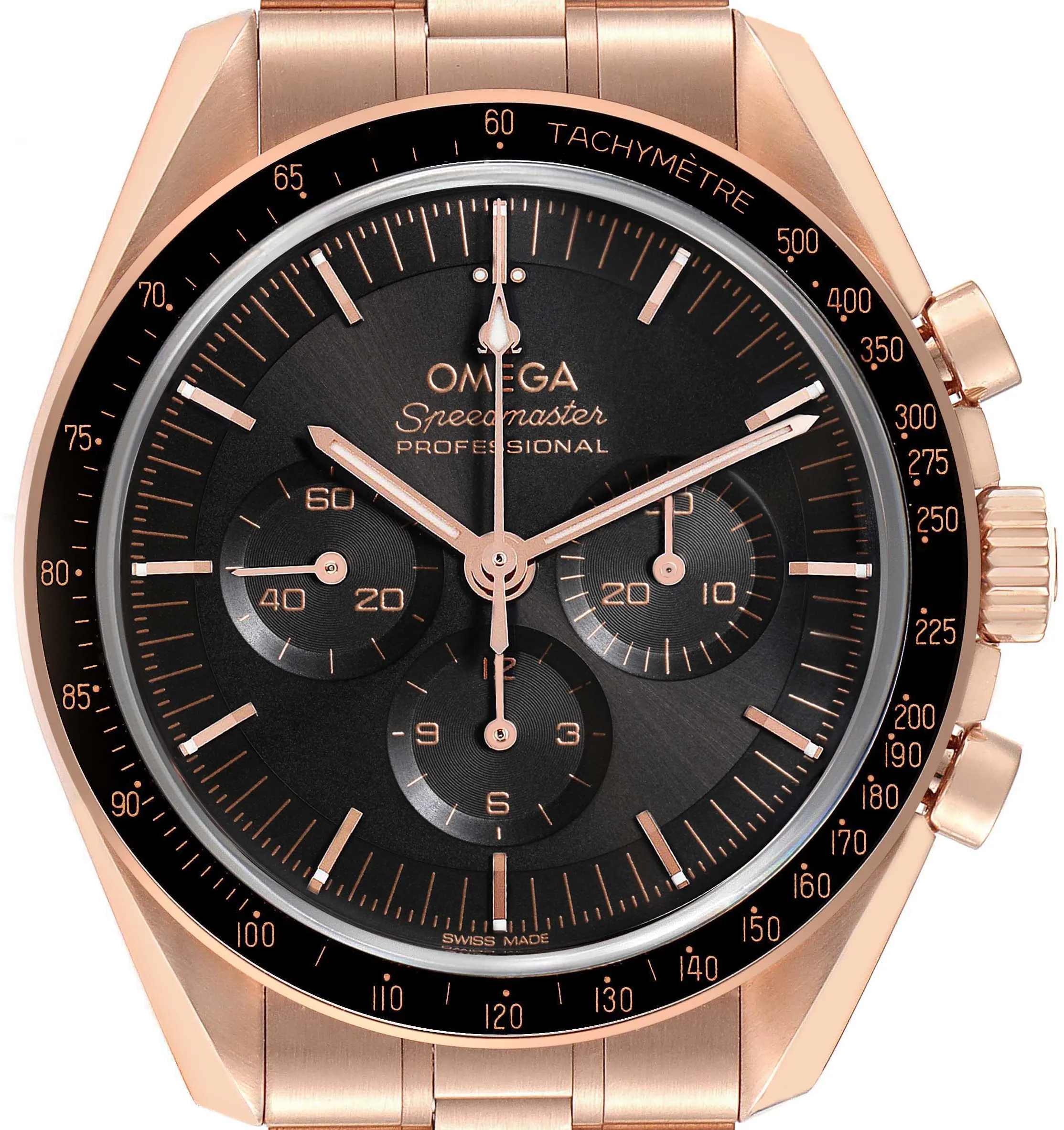 Omega Speedmaster Moonwatch 310.60.42.50.01.001 42mm Rose gold Black