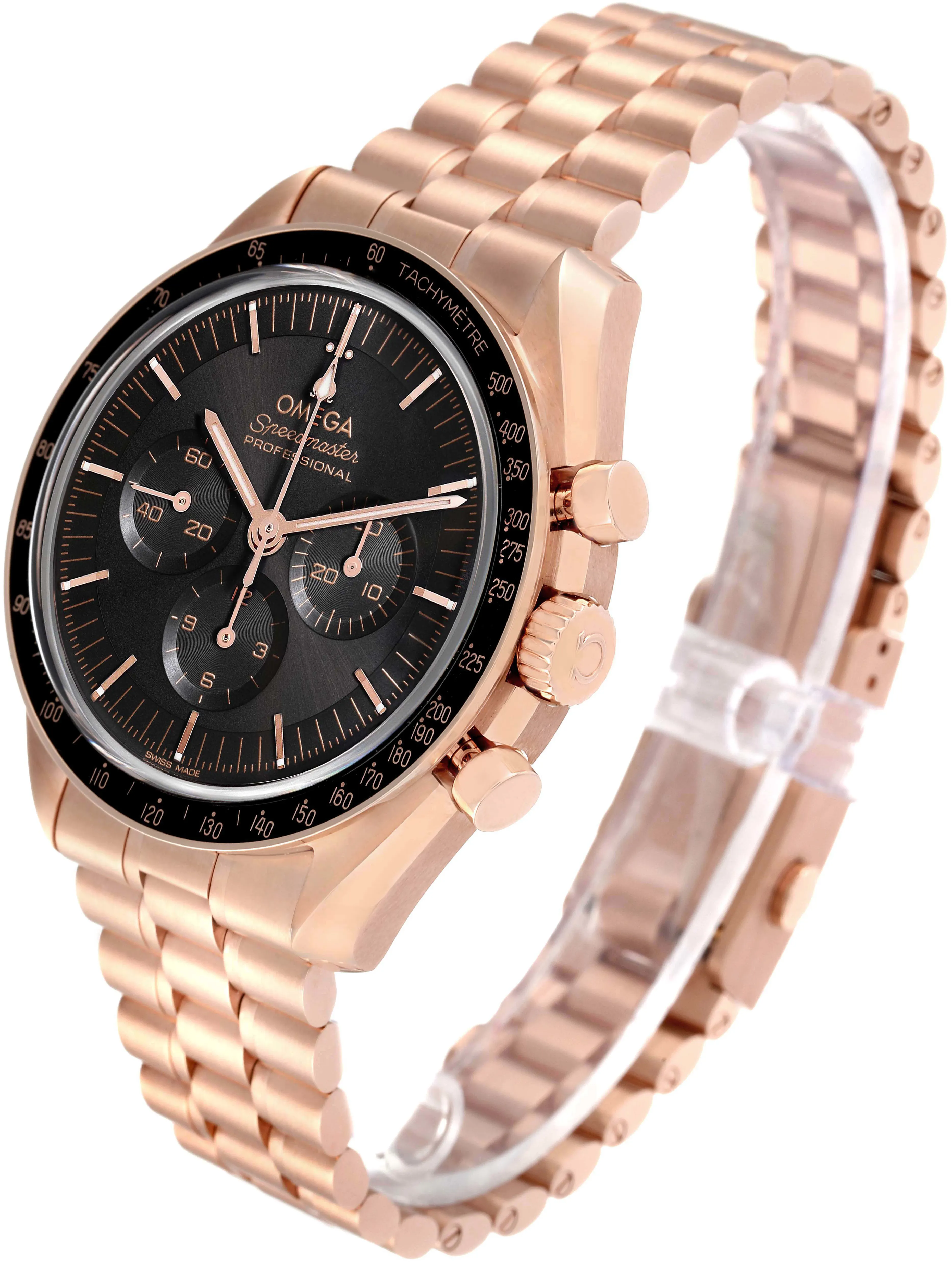 Omega Speedmaster Moonwatch 310.60.42.50.01.001 42mm Rose gold Black 2