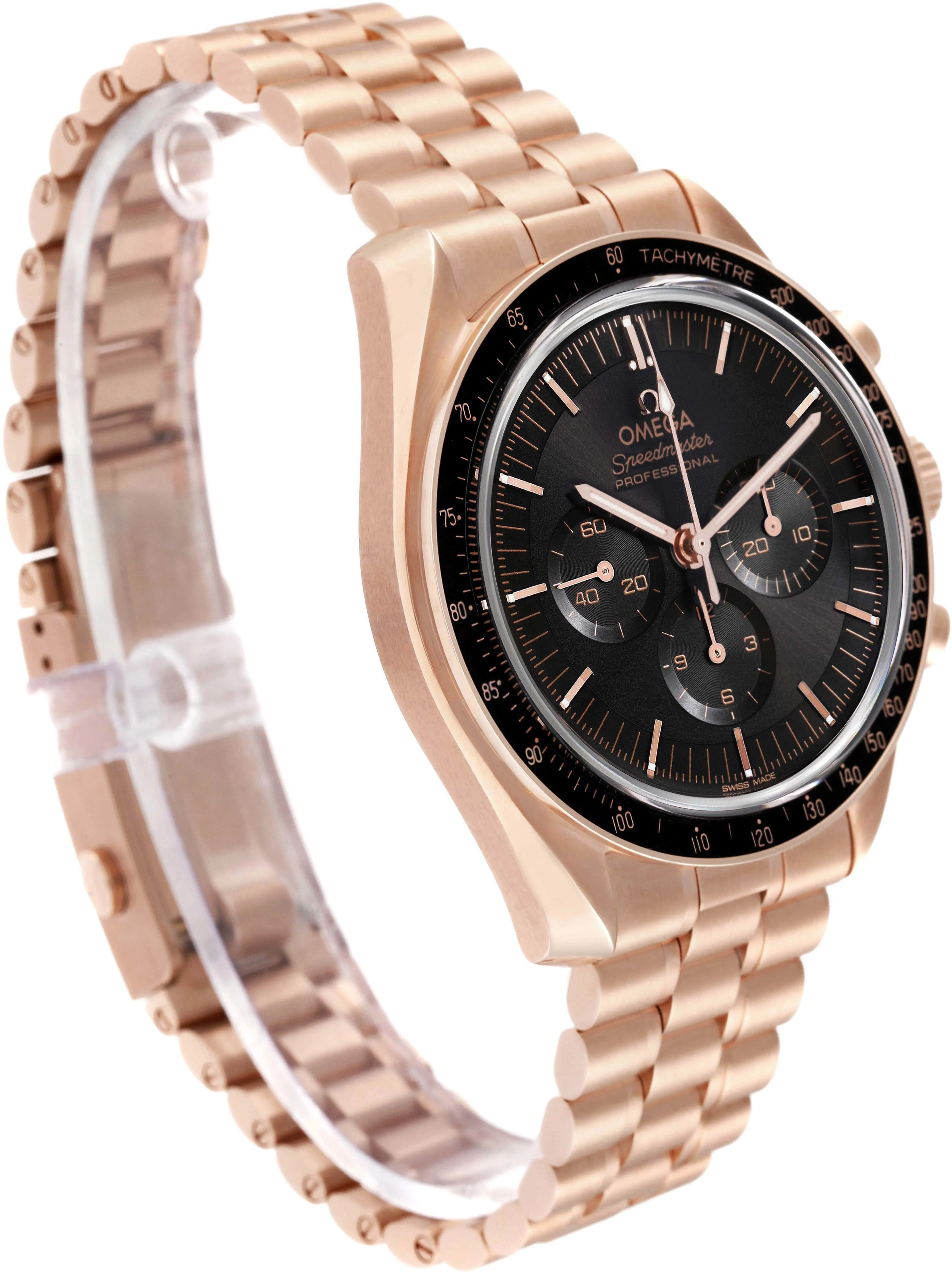 Omega Speedmaster Moonwatch 310.60.42.50.01.001 42mm Rose gold Black 3