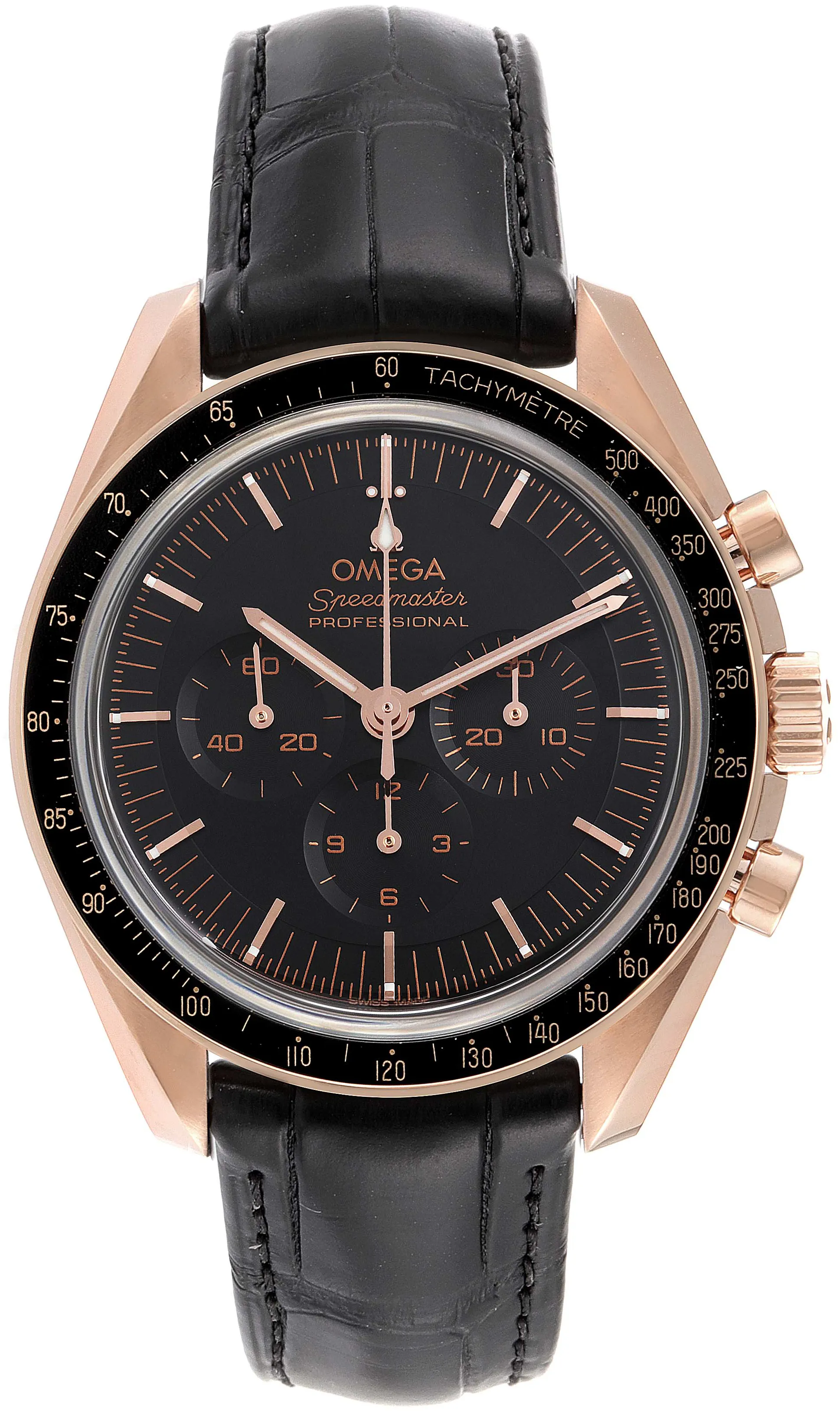 Omega Speedmaster Moonwatch 310.63.42.50.01.001 42mm Rose gold and 18k rose gold Black 1