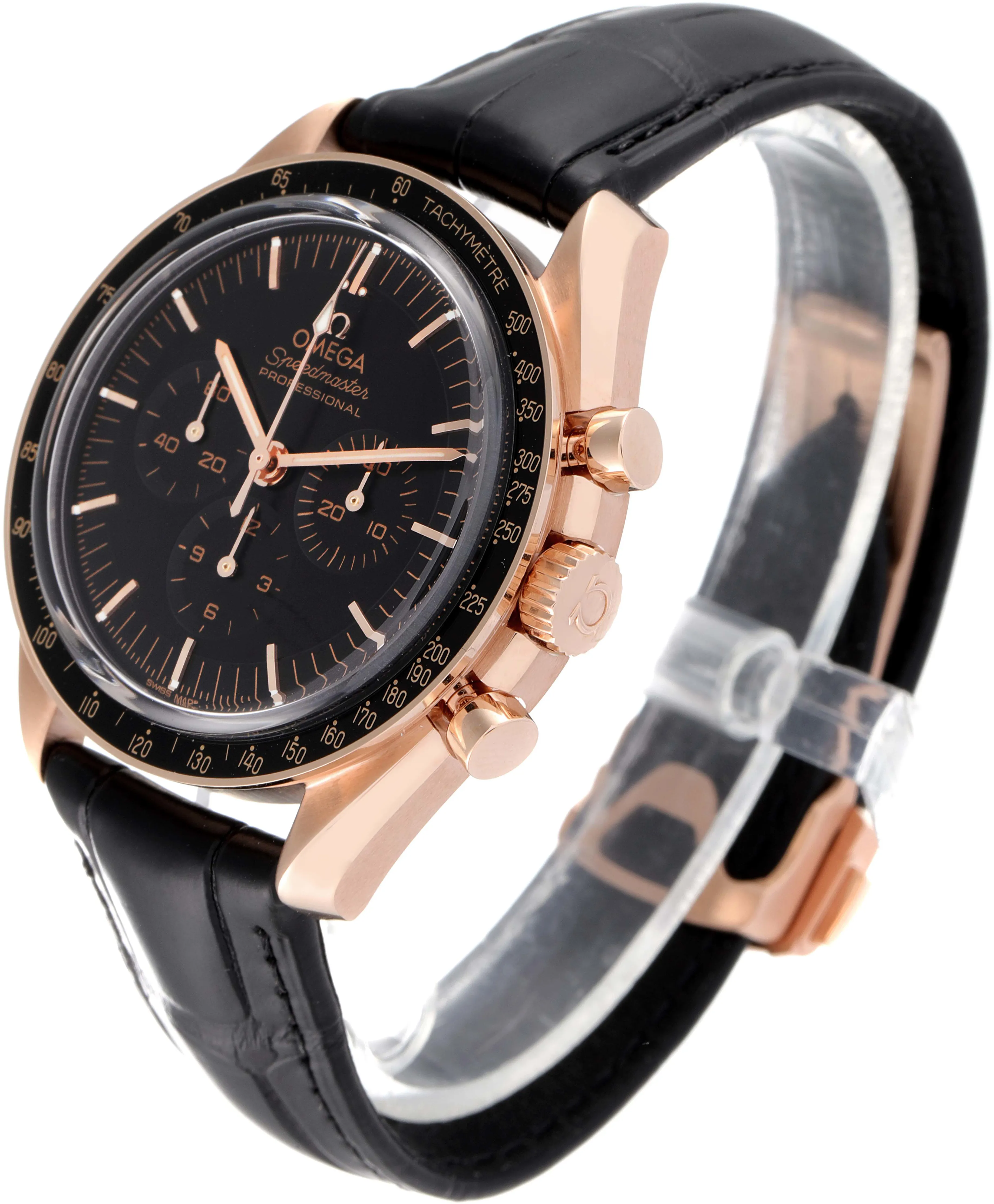 Omega Speedmaster Moonwatch 310.63.42.50.01.001 42mm Rose gold and 18k rose gold Black 3