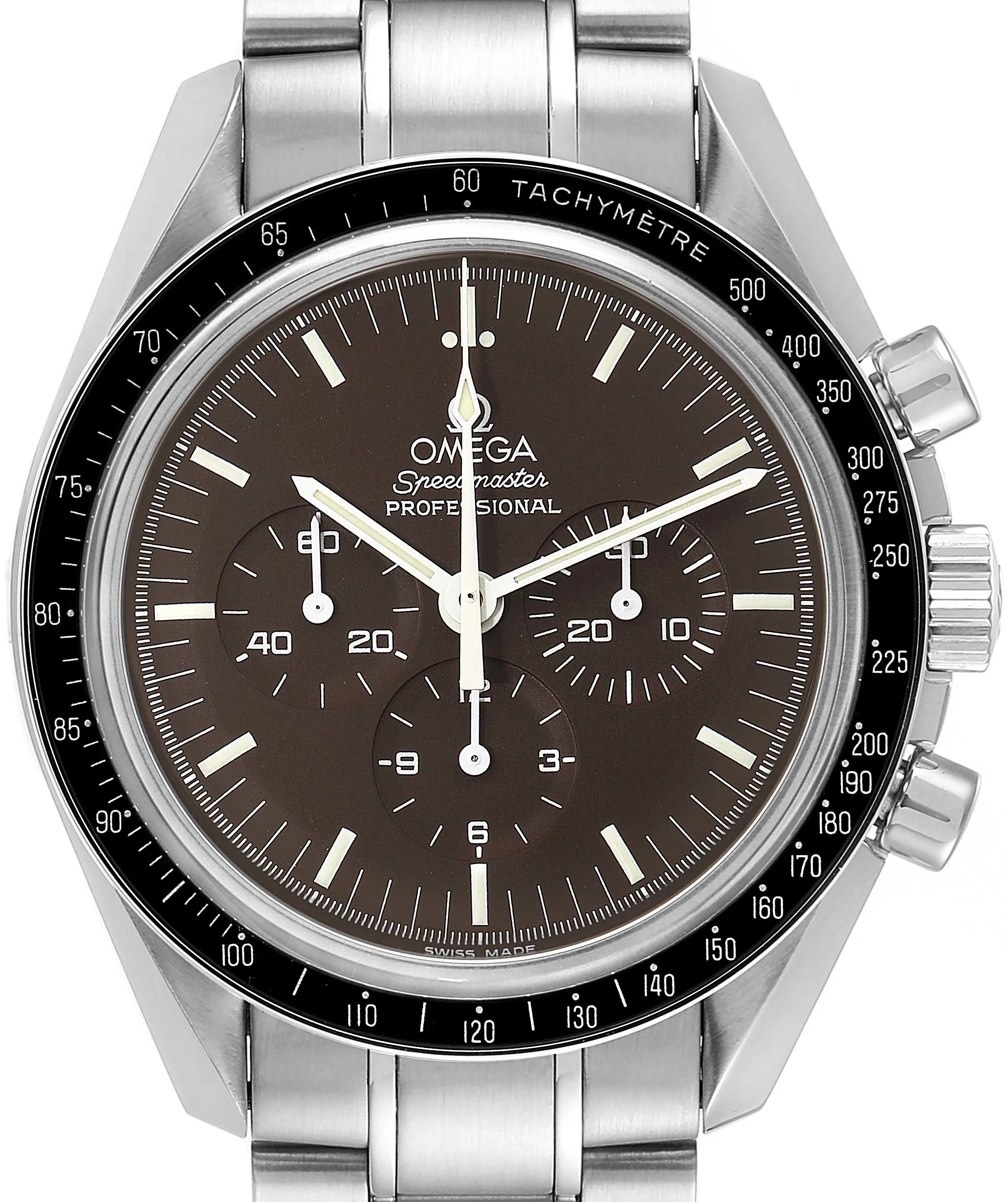 Omega Speedmaster Moonwatch 311.30.42.30.13.001 42mm Stainless steel Brown