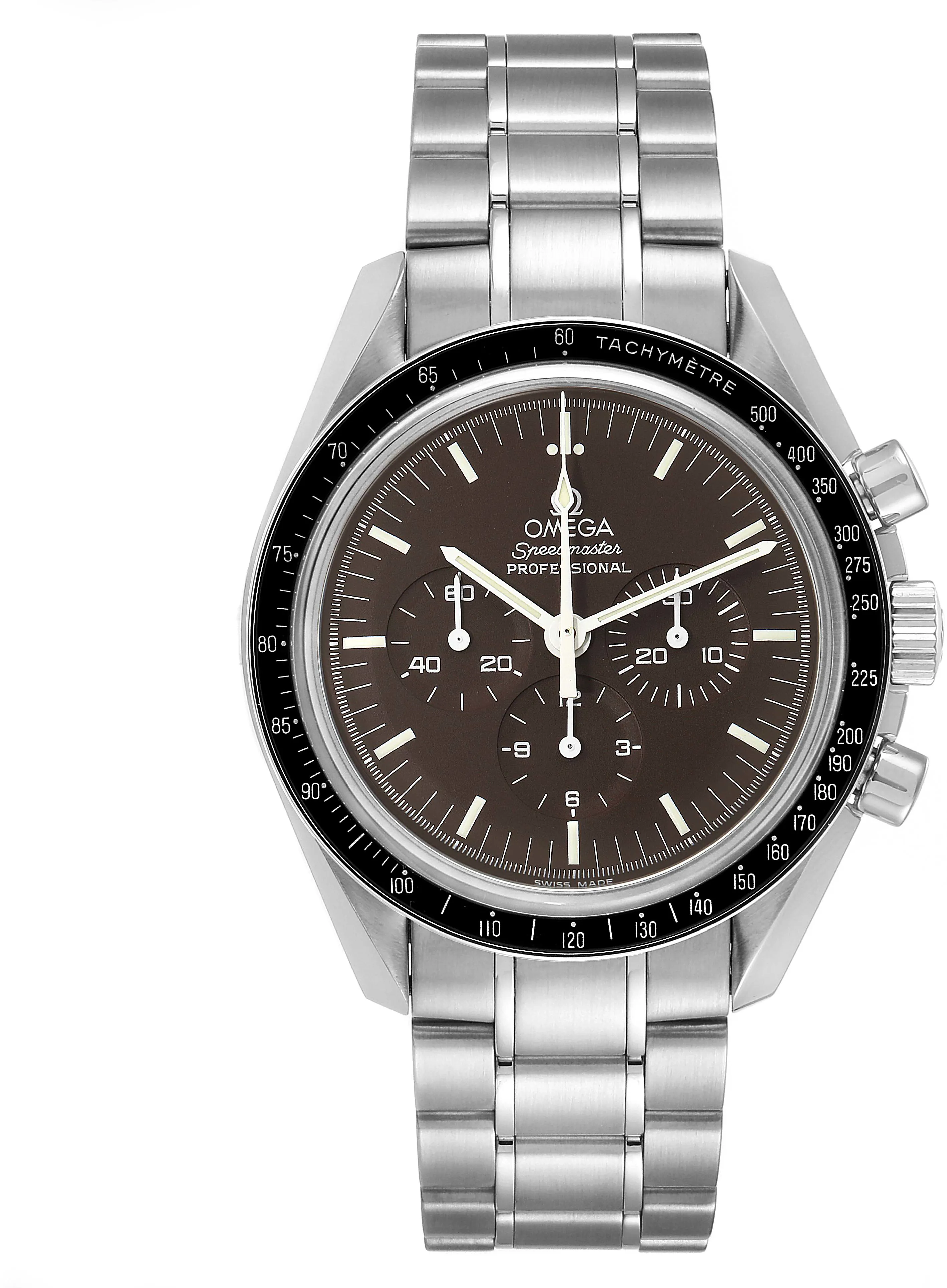 Omega Speedmaster Moonwatch 311.30.42.30.13.001 42mm Stainless steel Brown 1