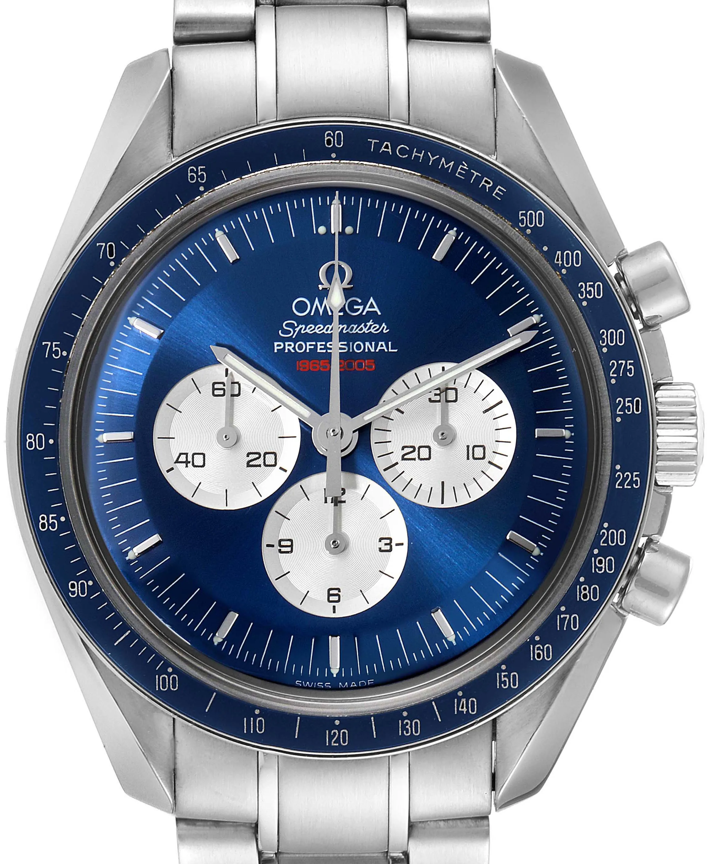 Omega Speedmaster Moonwatch 3565.80.00 42mm Stainless steel Blue 1