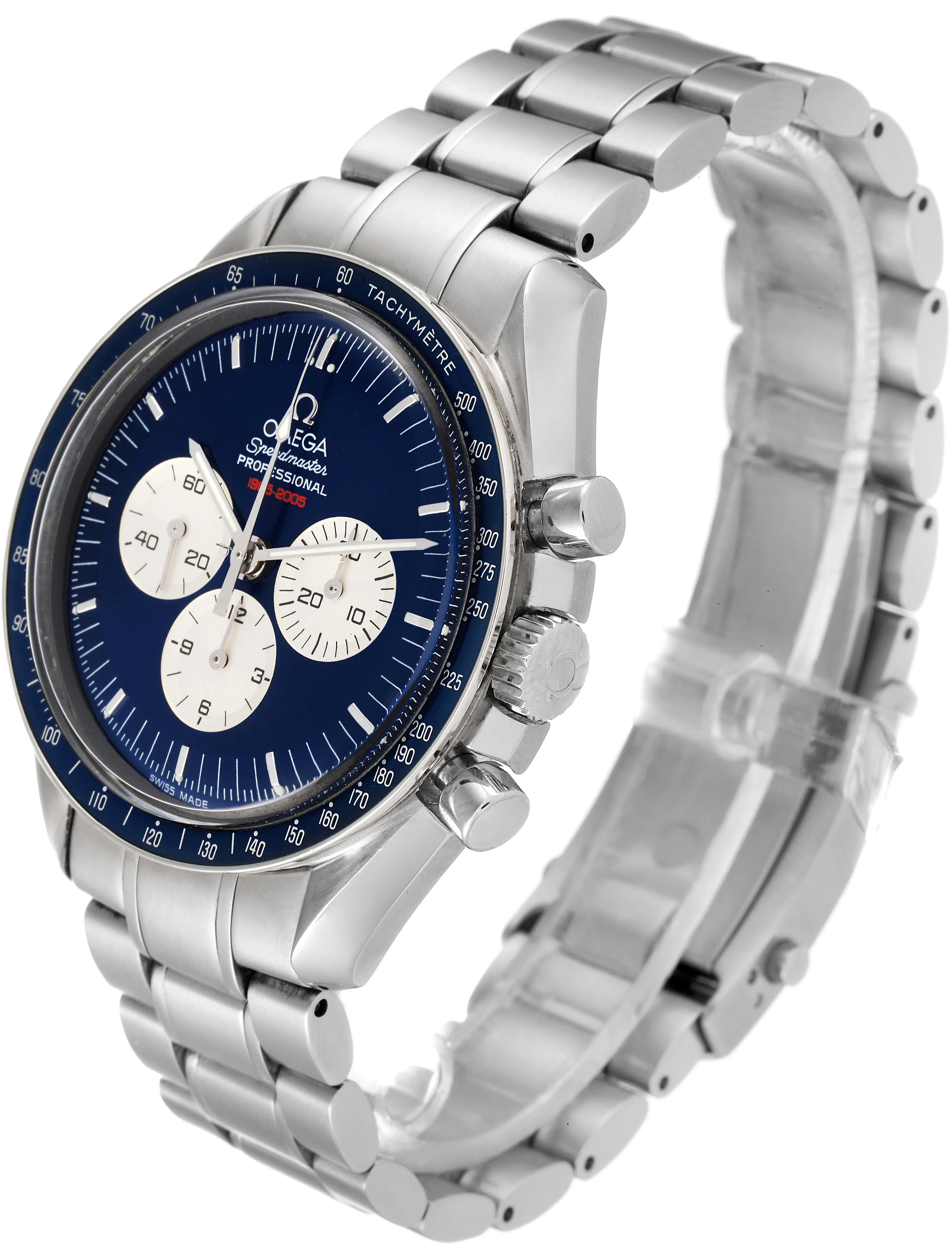 Omega Speedmaster Moonwatch 3565.80.00 42mm Stainless steel Blue 2