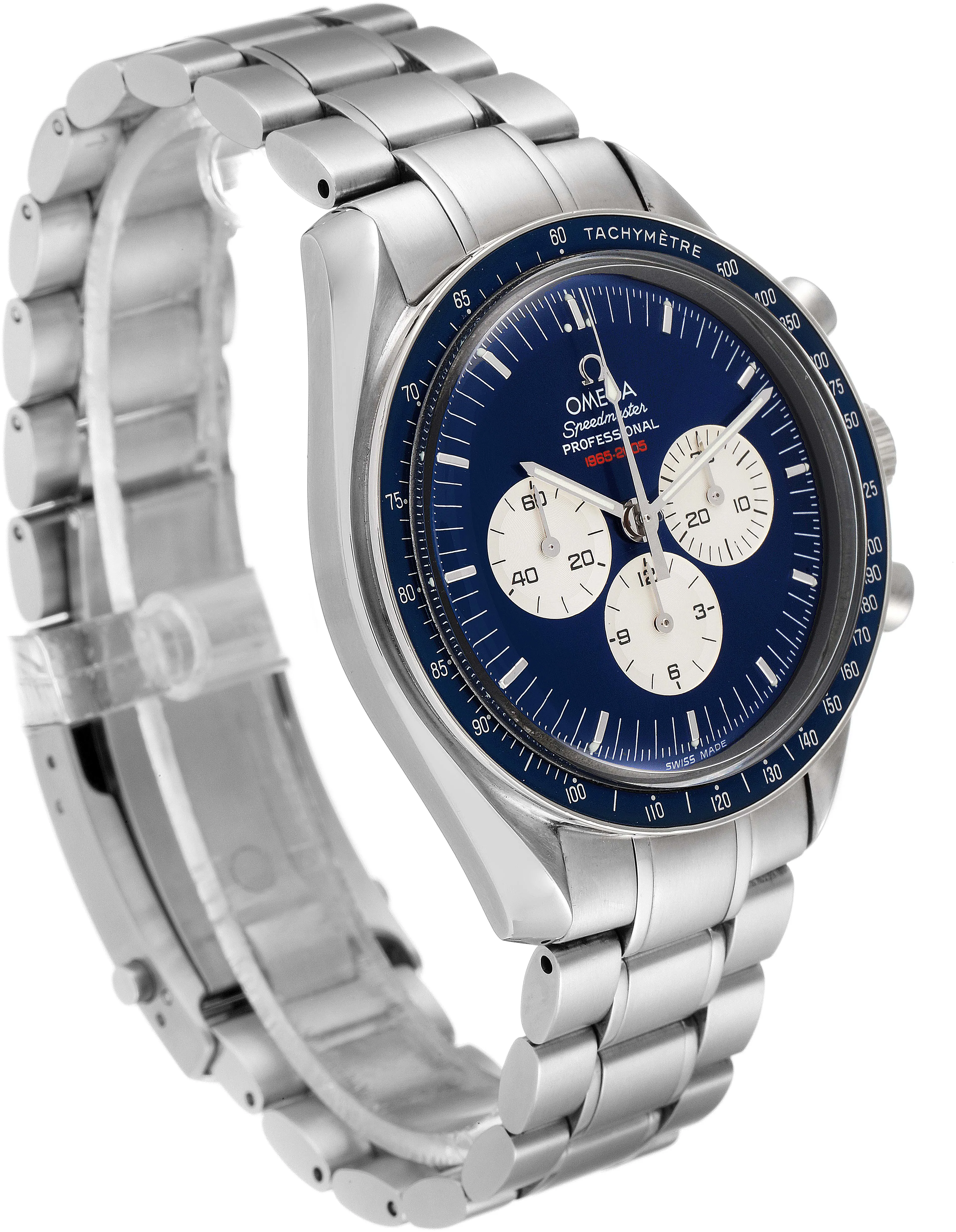 Omega Speedmaster Moonwatch 3565.80.00 42mm Stainless steel Blue 3