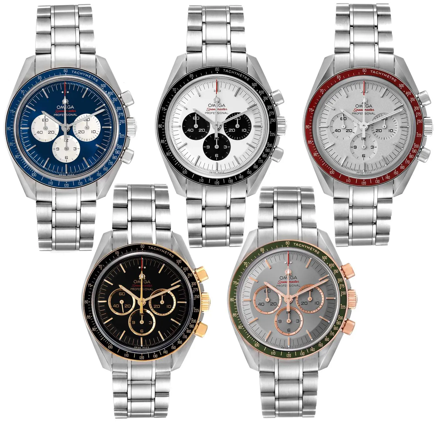 Omega Speedmaster Moon watch 522.20.42.30.06.001 42mm Stainless steel •