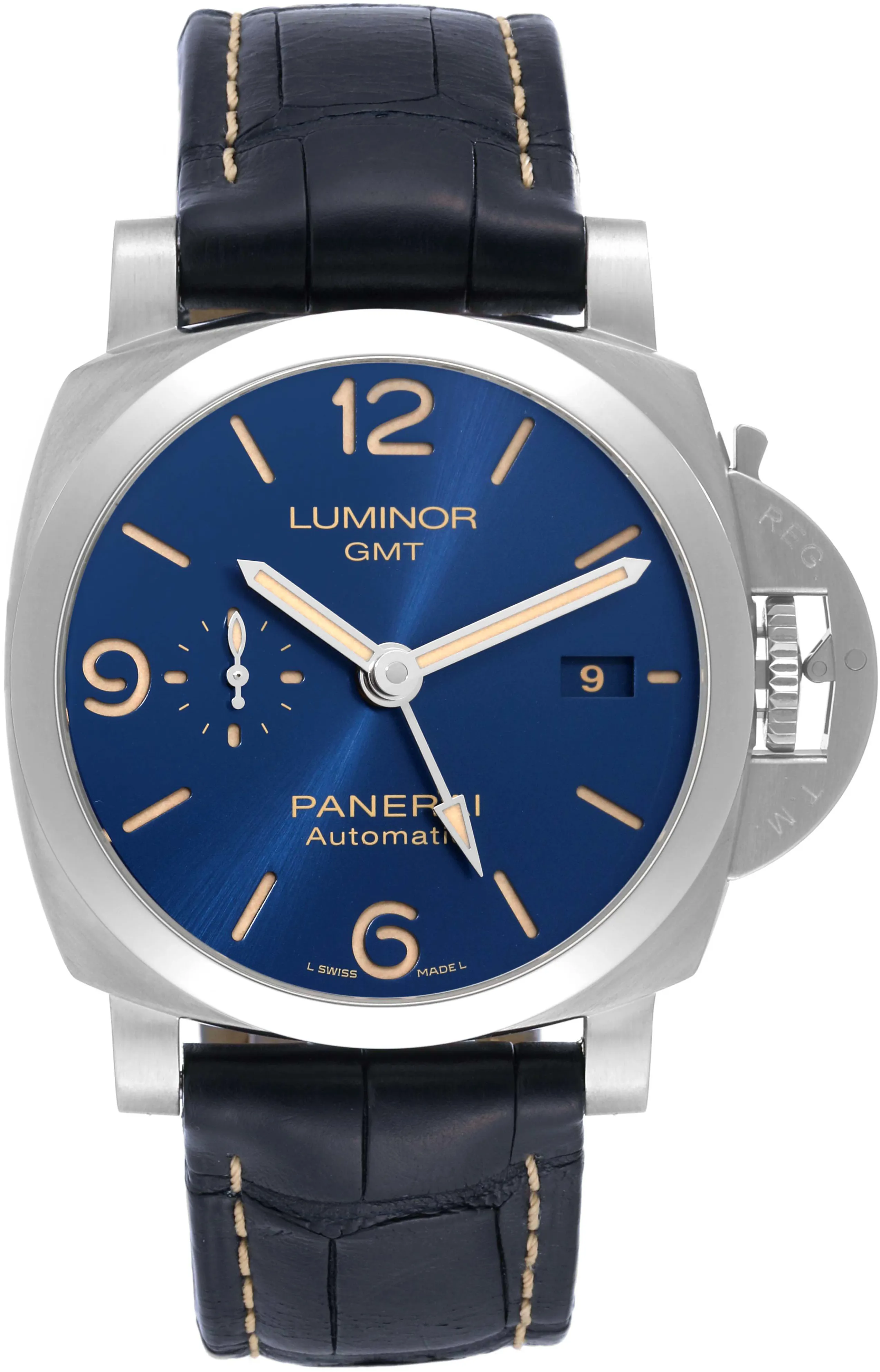 Panerai Luminor 1950 PAM01033 44mm Stainless steel Blue 1