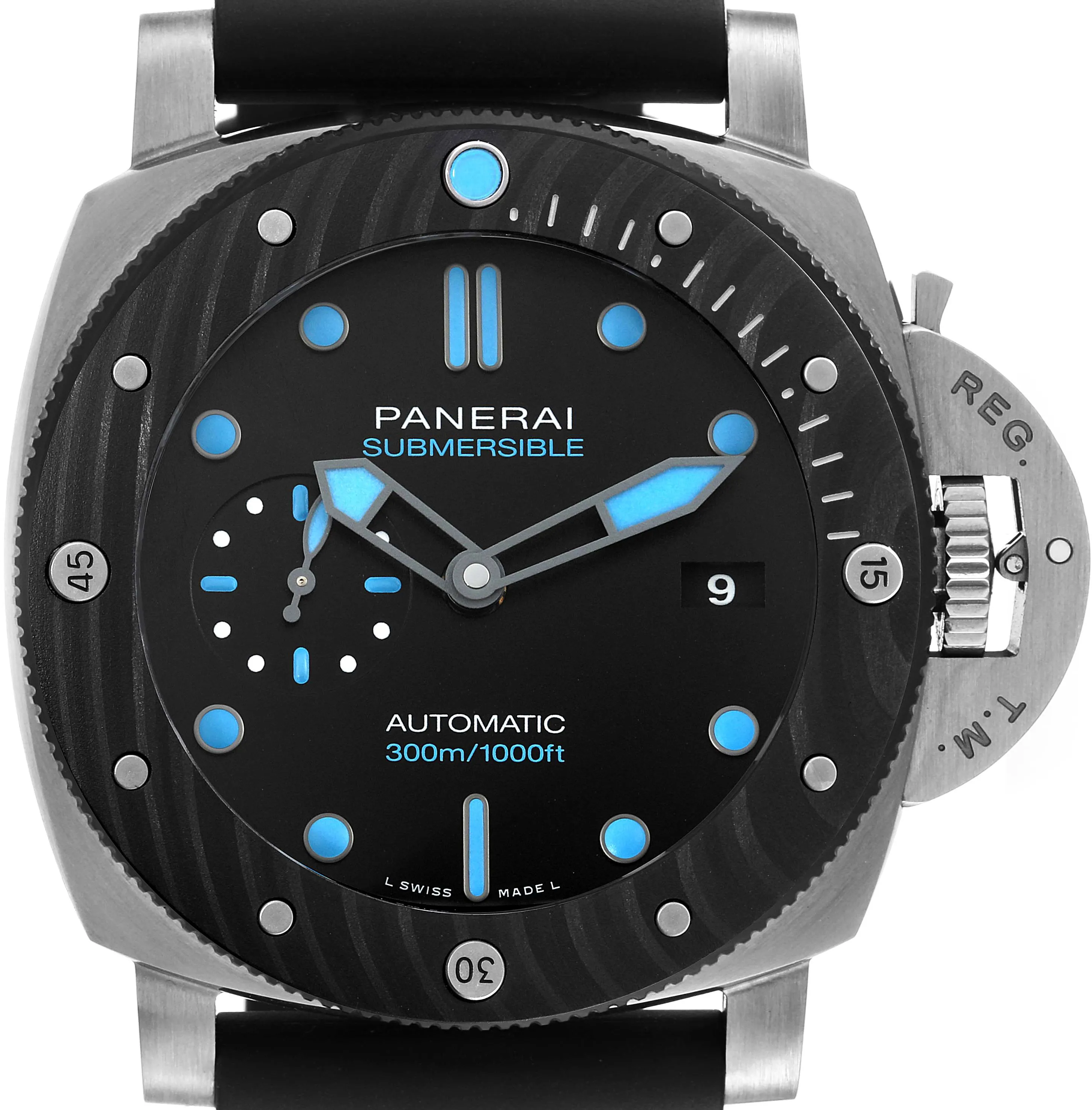 Panerai Submersible PAM 00799 47mm Stecushion Black