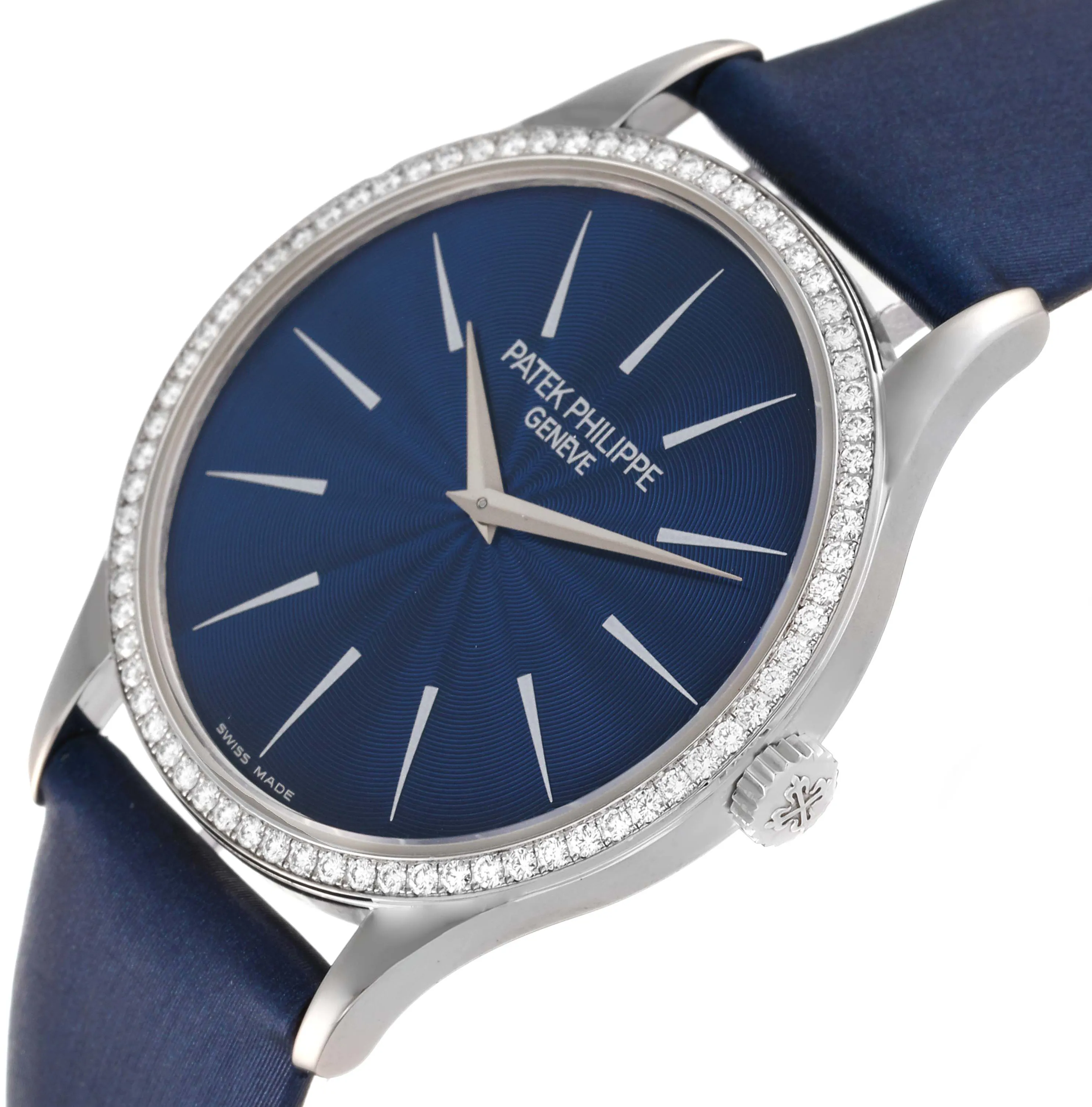 Patek Philippe Calatrava 4896G 33mm White gold Blue 4