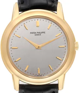 Patek Philippe Calatrava 5032J 18k yellow gold Silver