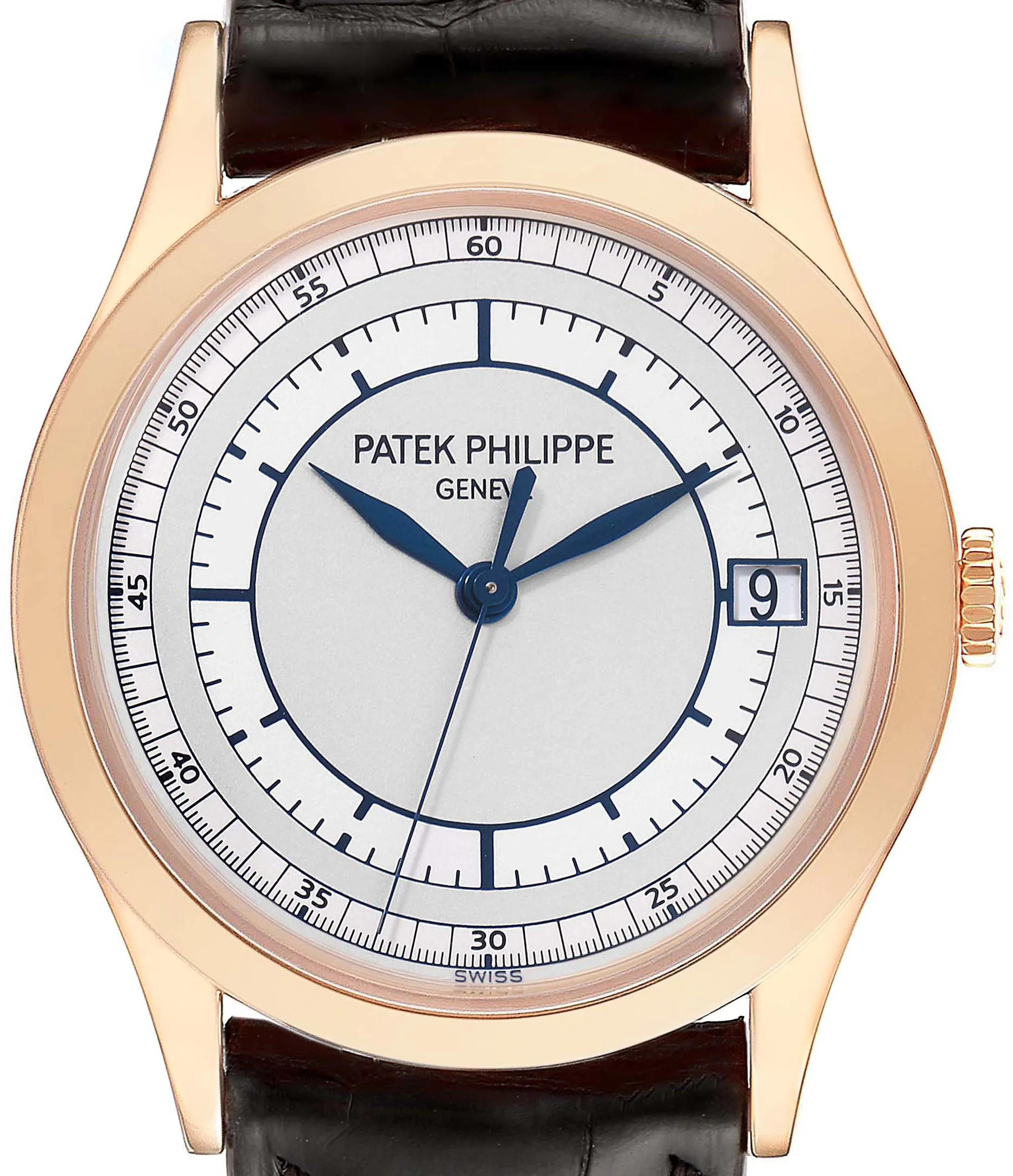 Patek Philippe Calatrava 5296R-001 38mm Rose gold and 18k rose gold Silver