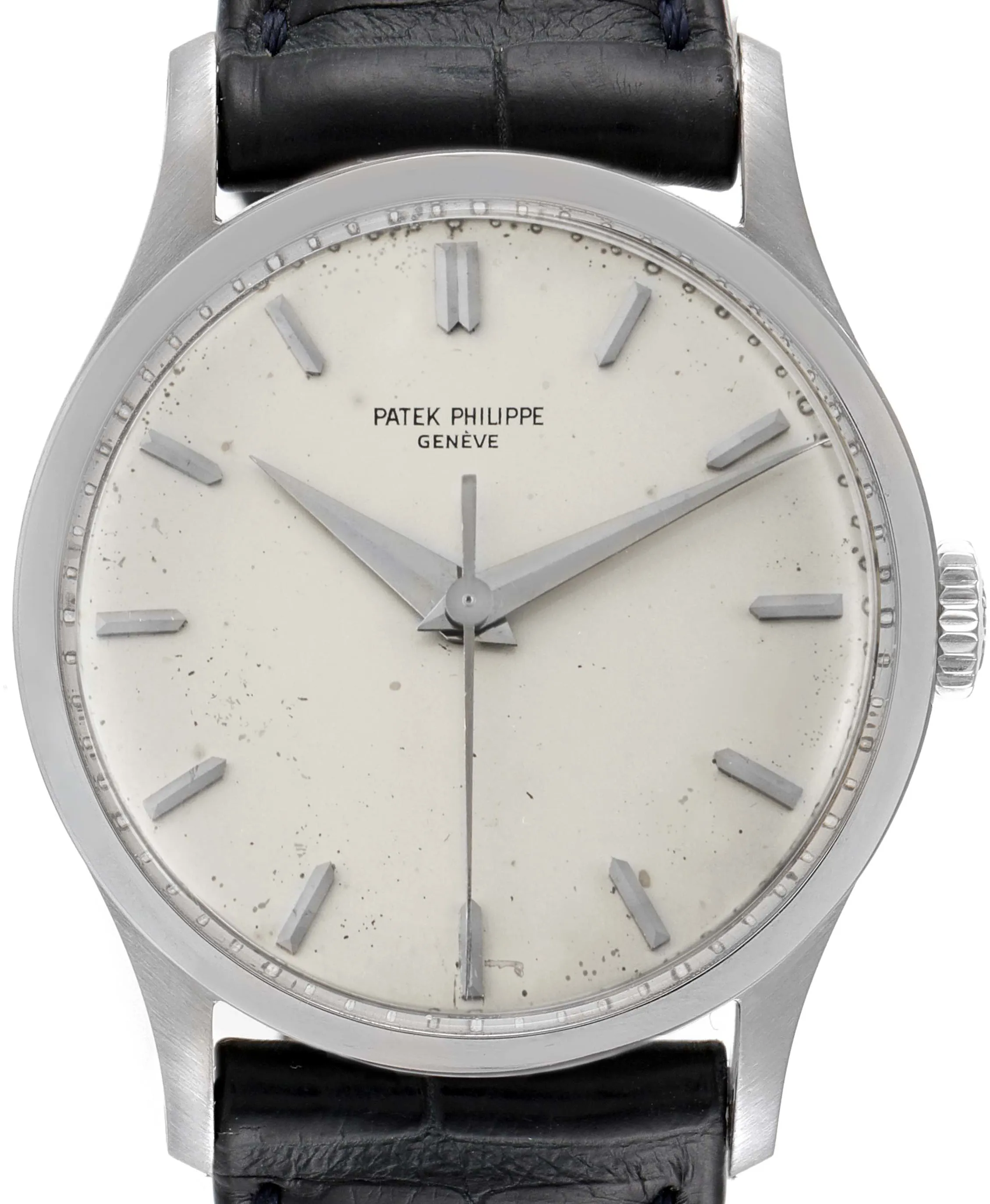 Patek Philippe Calatrava 570 35.5mm White gold and 18k white gold Silver