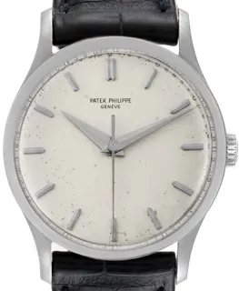 Patek Philippe Calatrava 570 18k white gold Silver