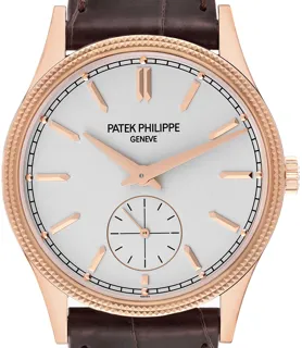 Patek Philippe Calatrava 6119R-001 Rose gold Silver