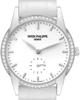 Patek Philippe Calatrava 7122/200G 18k white gold White