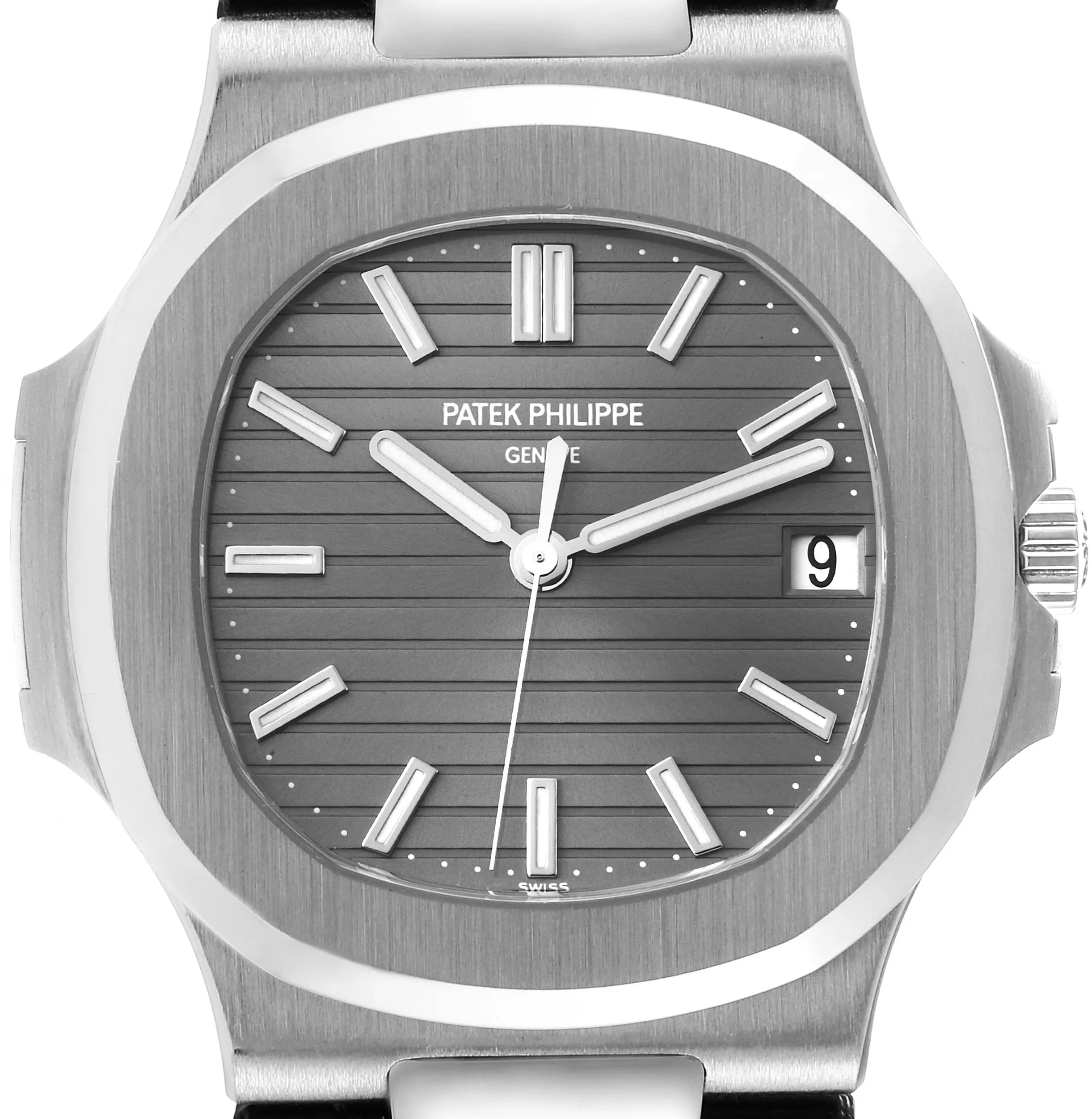 Patek Philippe Nautilus 5711G-001 40mm White gold and 18k white gold Gray