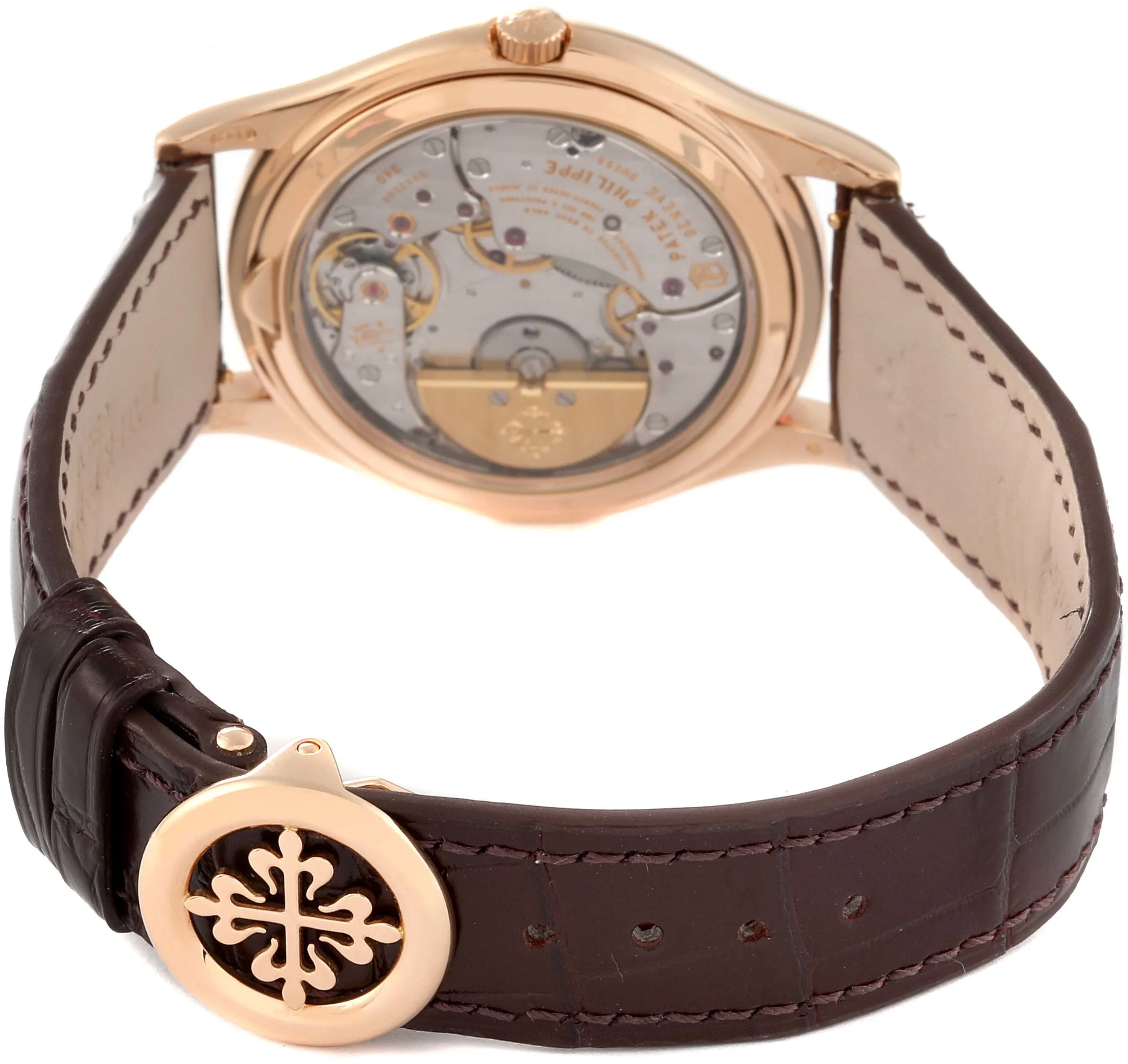 Patek Philippe Perpetual Calendar 5140R-001 37mm Rose gold and 18k rose gold Brown 7