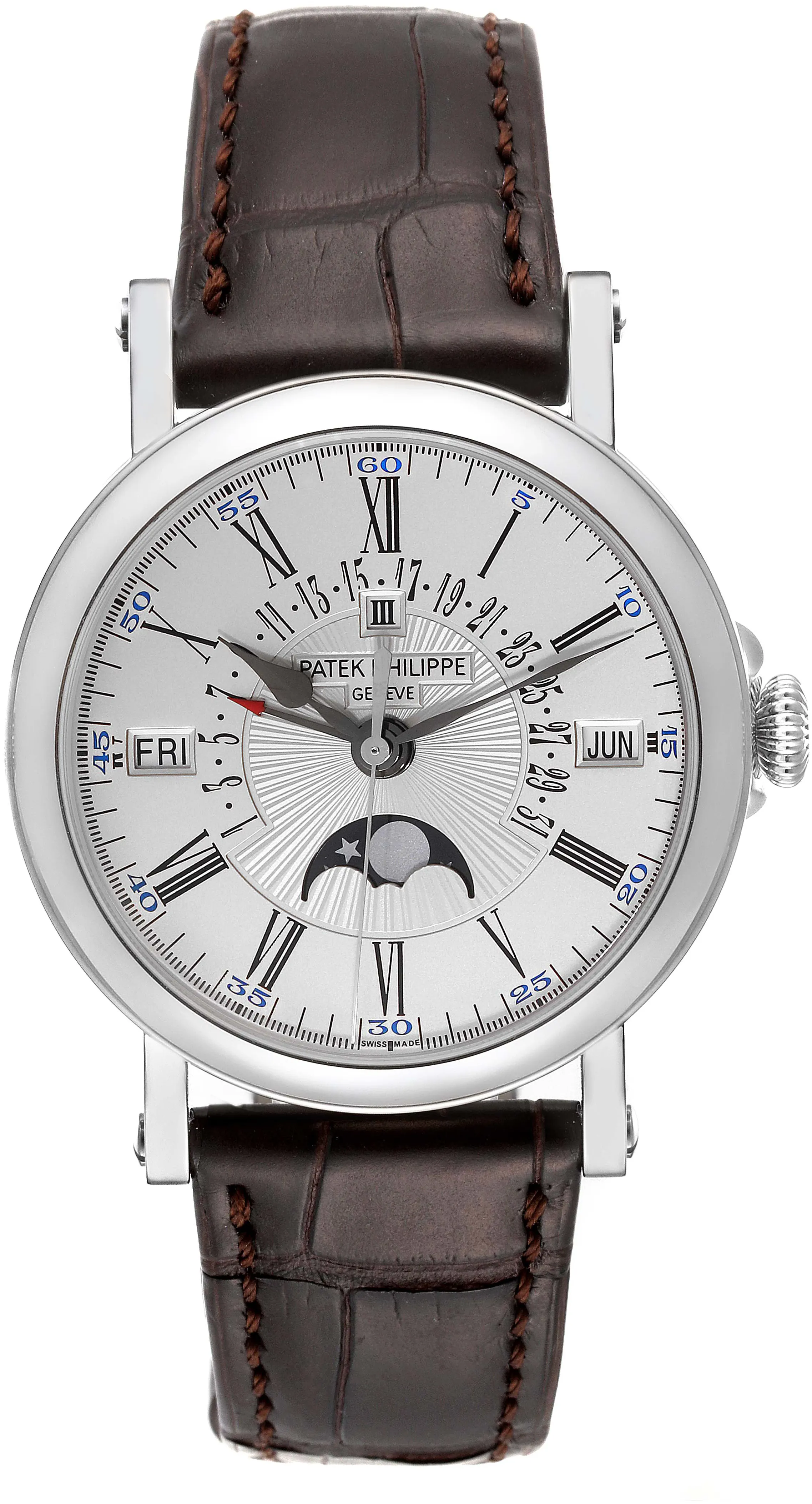 Patek Philippe Perpetual Calendar 5159G-001 38mm White gold and 18k white gold Silver 1