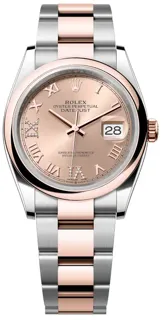 Rolex Datejust 126201-0028 36mm Rose gold and Stainless steel