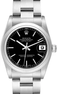 Rolex Datejust 78240 Stainless steel Black