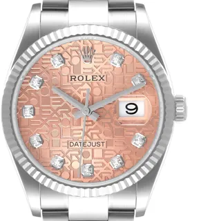 Rolex Datejust 36 126234 Stainless steel Pink