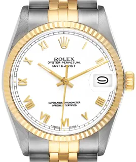 Rolex Datejust 36 16013 Stainless steel White