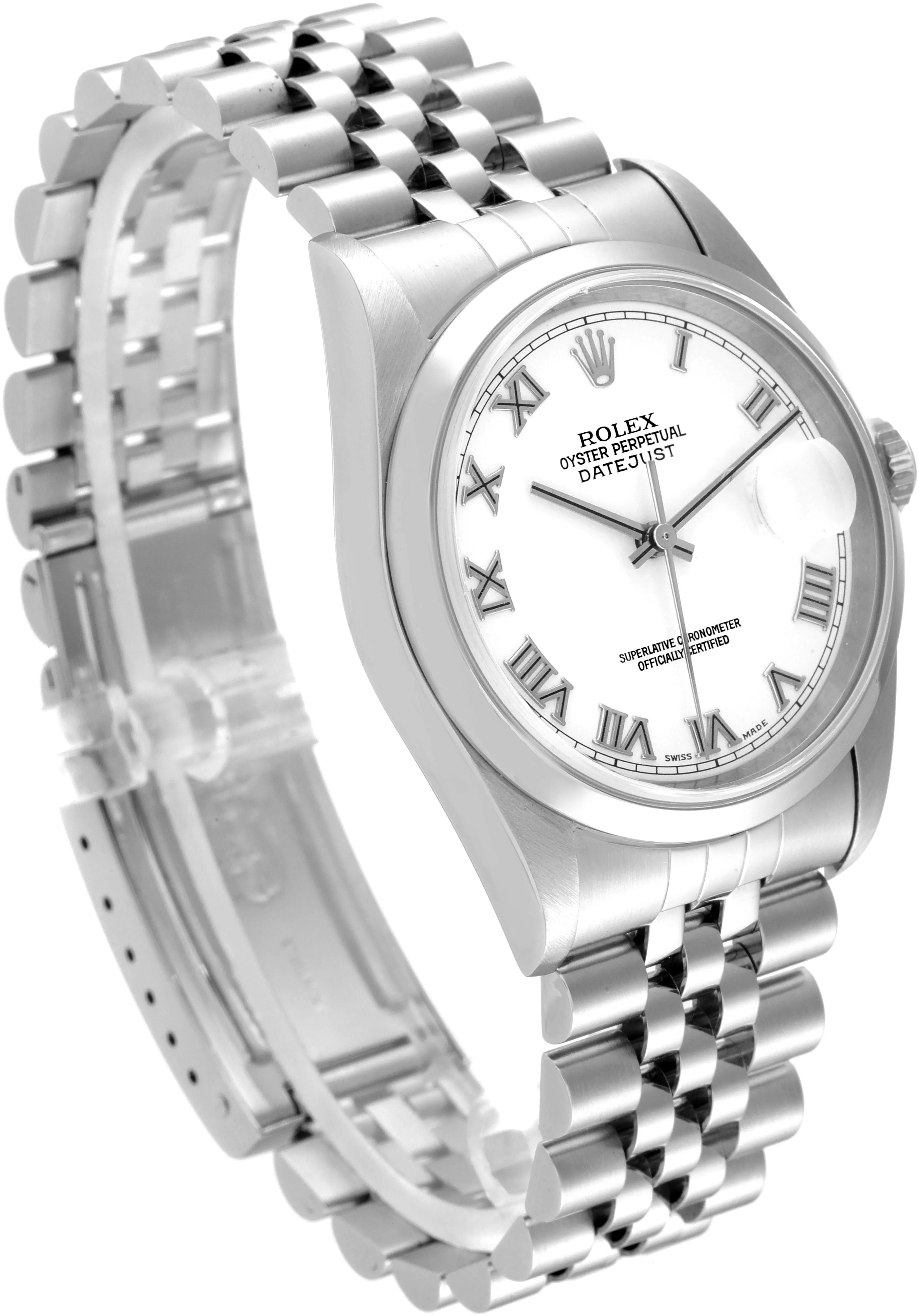 Rolex Datejust 36 16200 36mm Stainless steel White 2