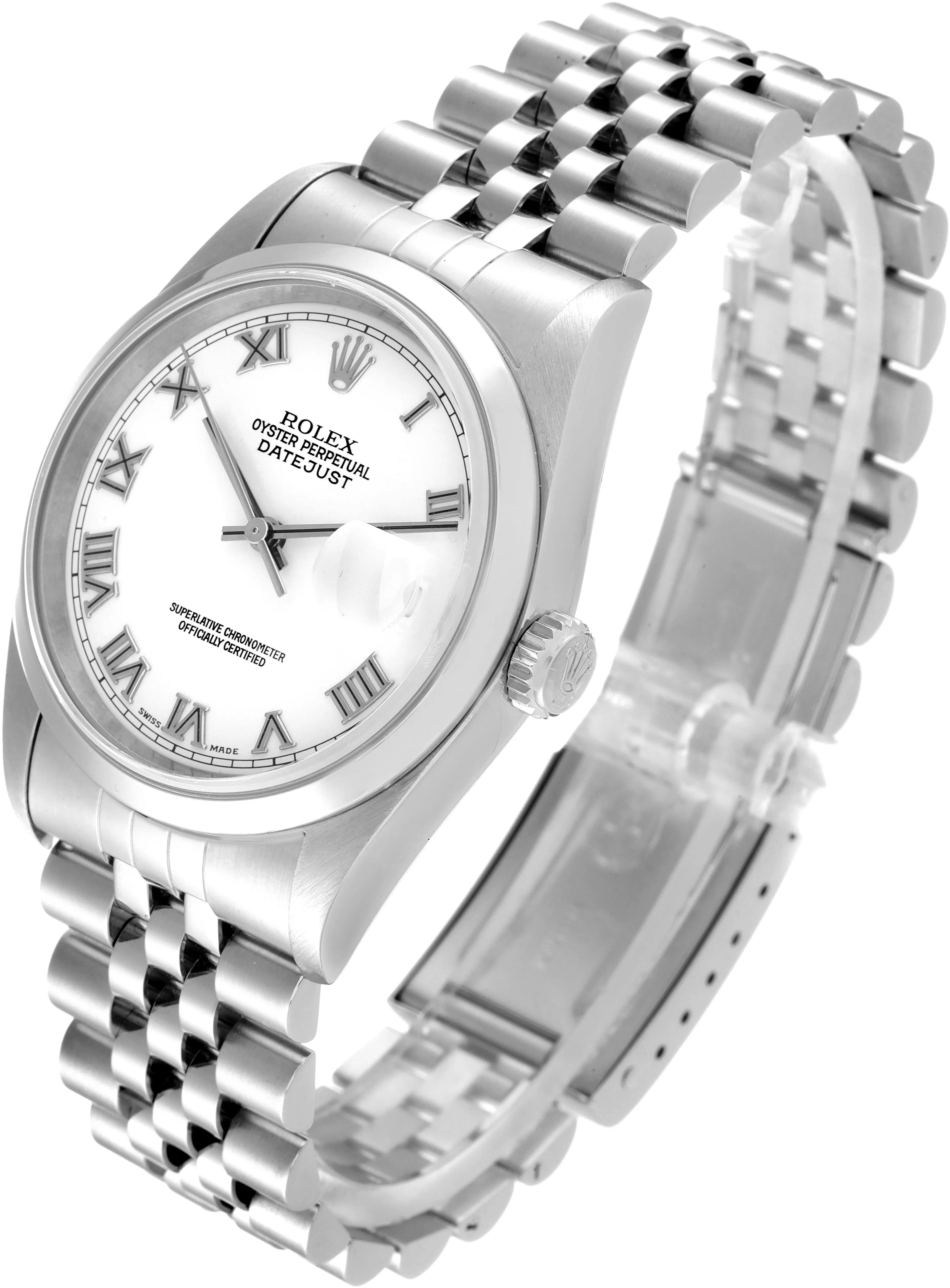 Rolex Datejust 36 16200 36mm Stainless steel White 3