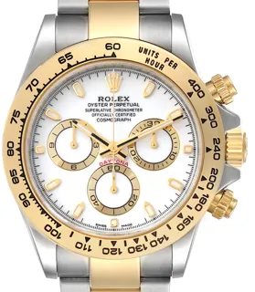 Rolex Daytona 116503 Stainless steel and 18k yellow gold White