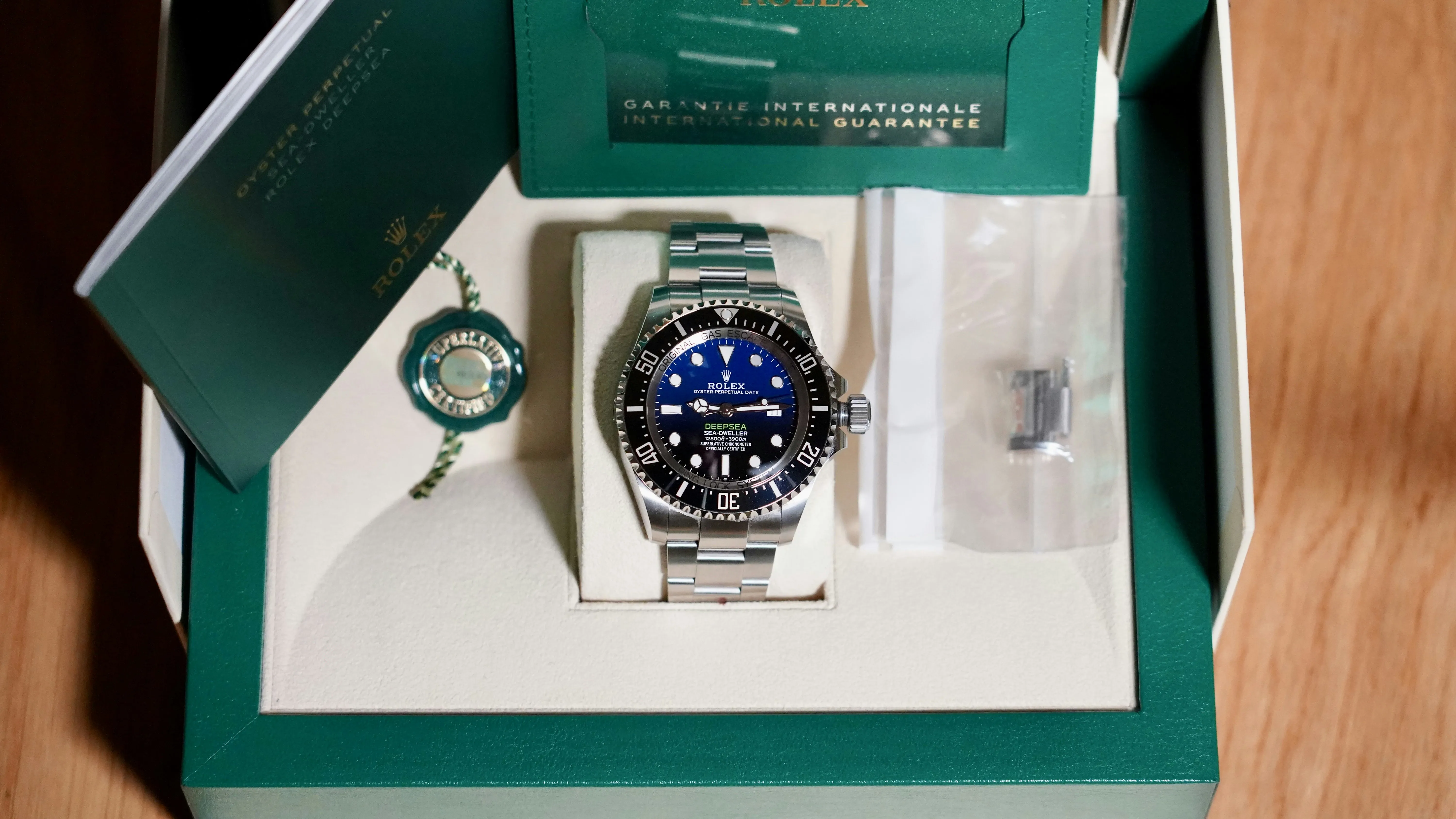 Rolex Sea-Dweller Deepsea 126660 44mm Stainless steel Blue