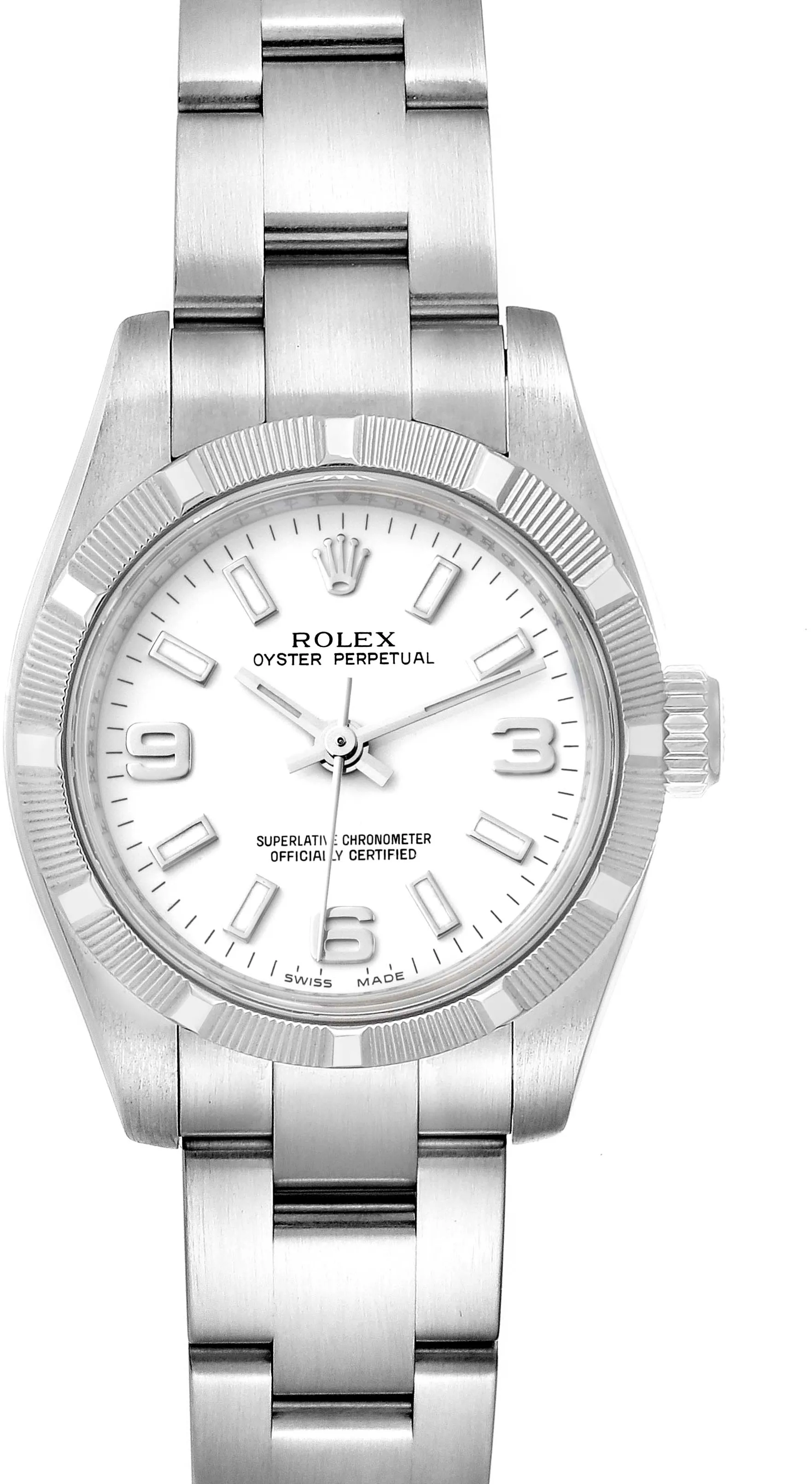 Rolex Oyster Perpetual 26 176210 26mm Stainless steel White