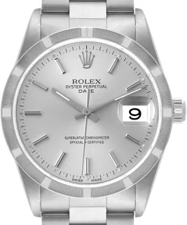 Rolex Oyster Perpetual Date 15210 Stainless steel Silver