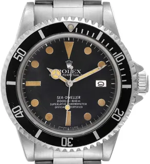 Rolex Sea-Dweller 1665 Stainless steel Black